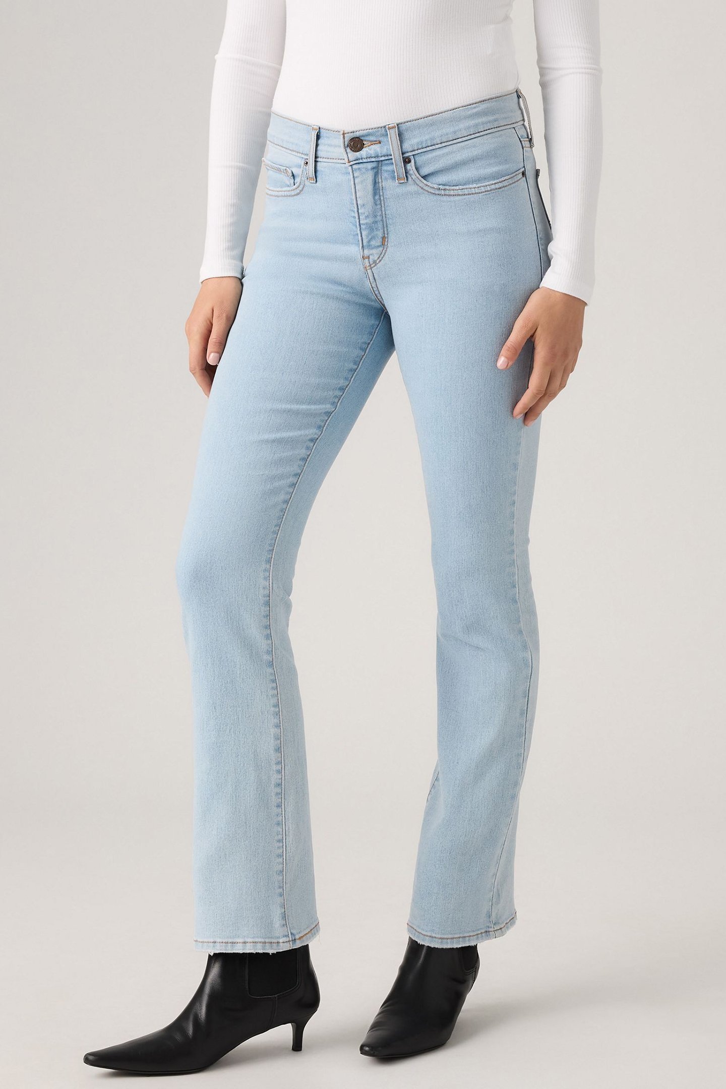 315 SHAPING BOOTCUT JEANS MED INDIGO 1