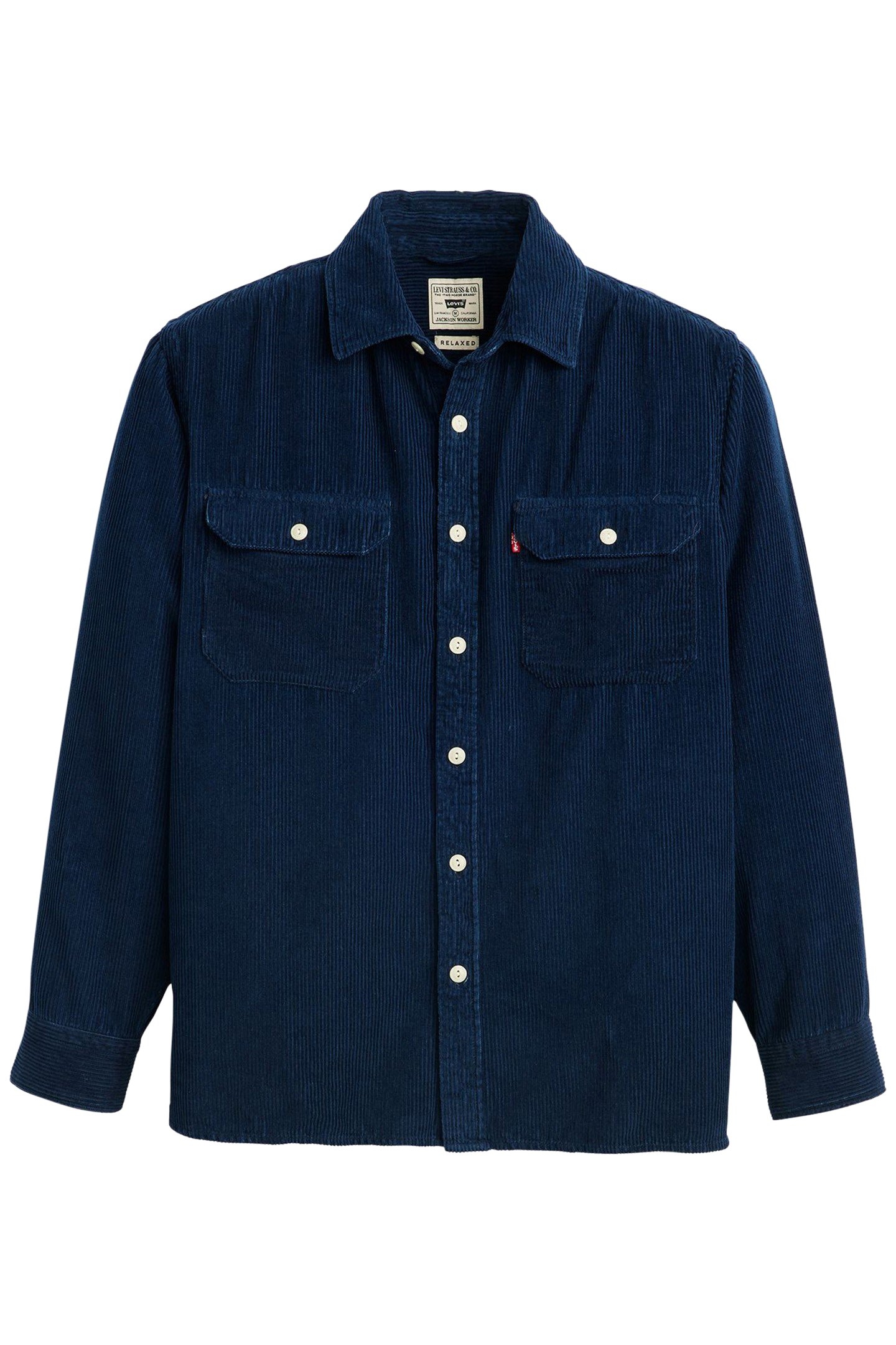 JACKSON WORKER CORDUROY OVERSHIRT BLUE 3