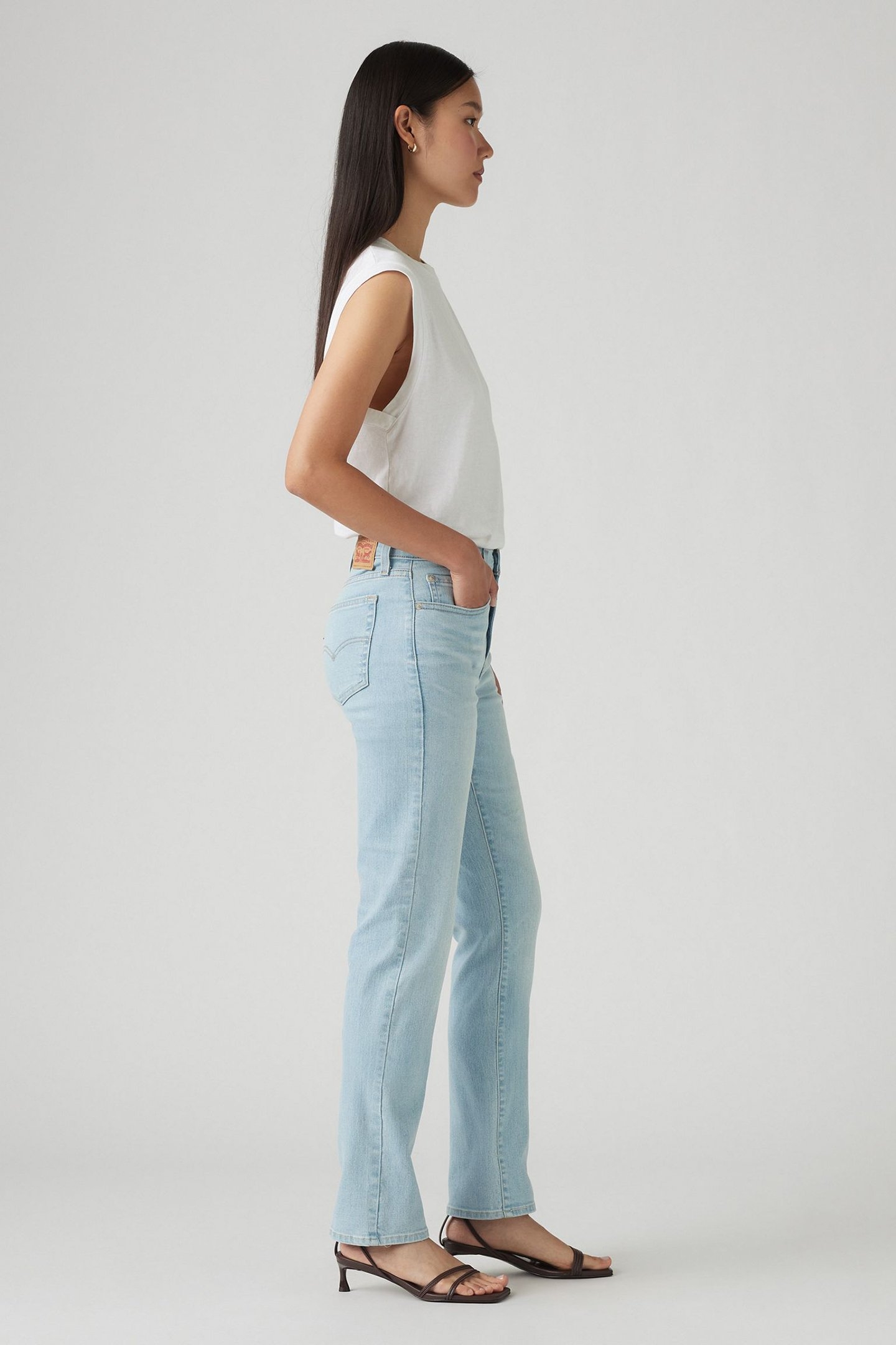 724™ HIGH RISE STRAIGHT JEANS LIGHT INDIGO 6