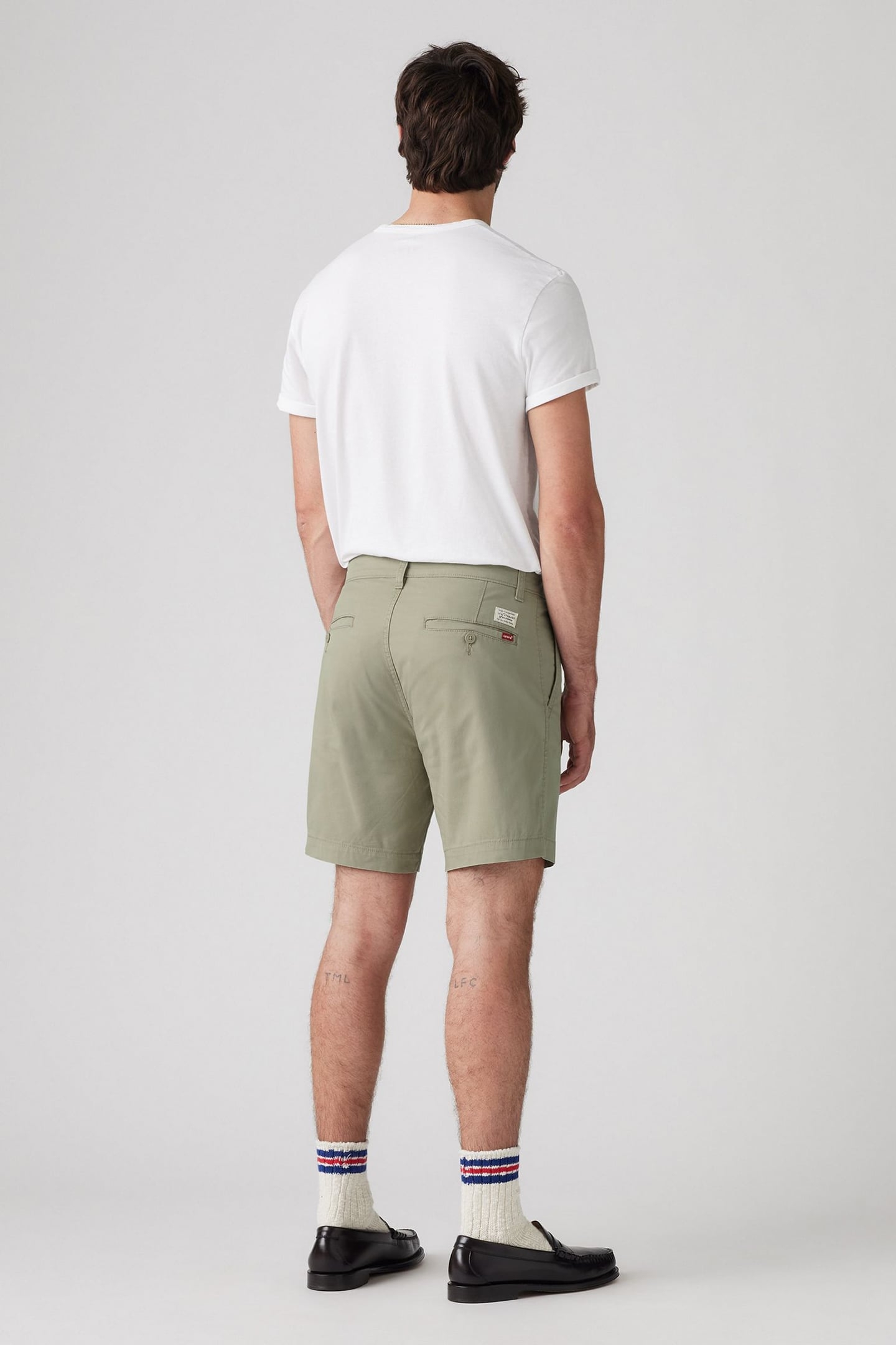 CHINO STANDARD COTTON LINEN SHORTS NEUTRAL 2
