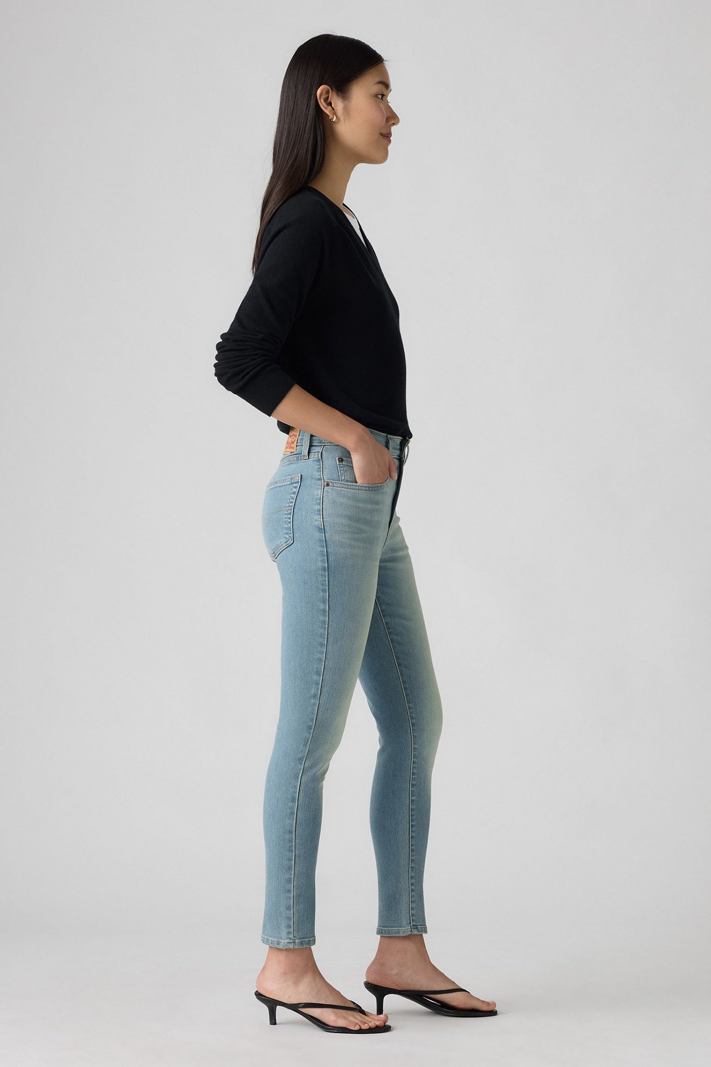 721™ HIGH RISE SKINNY JEANS MED INDIGO 5