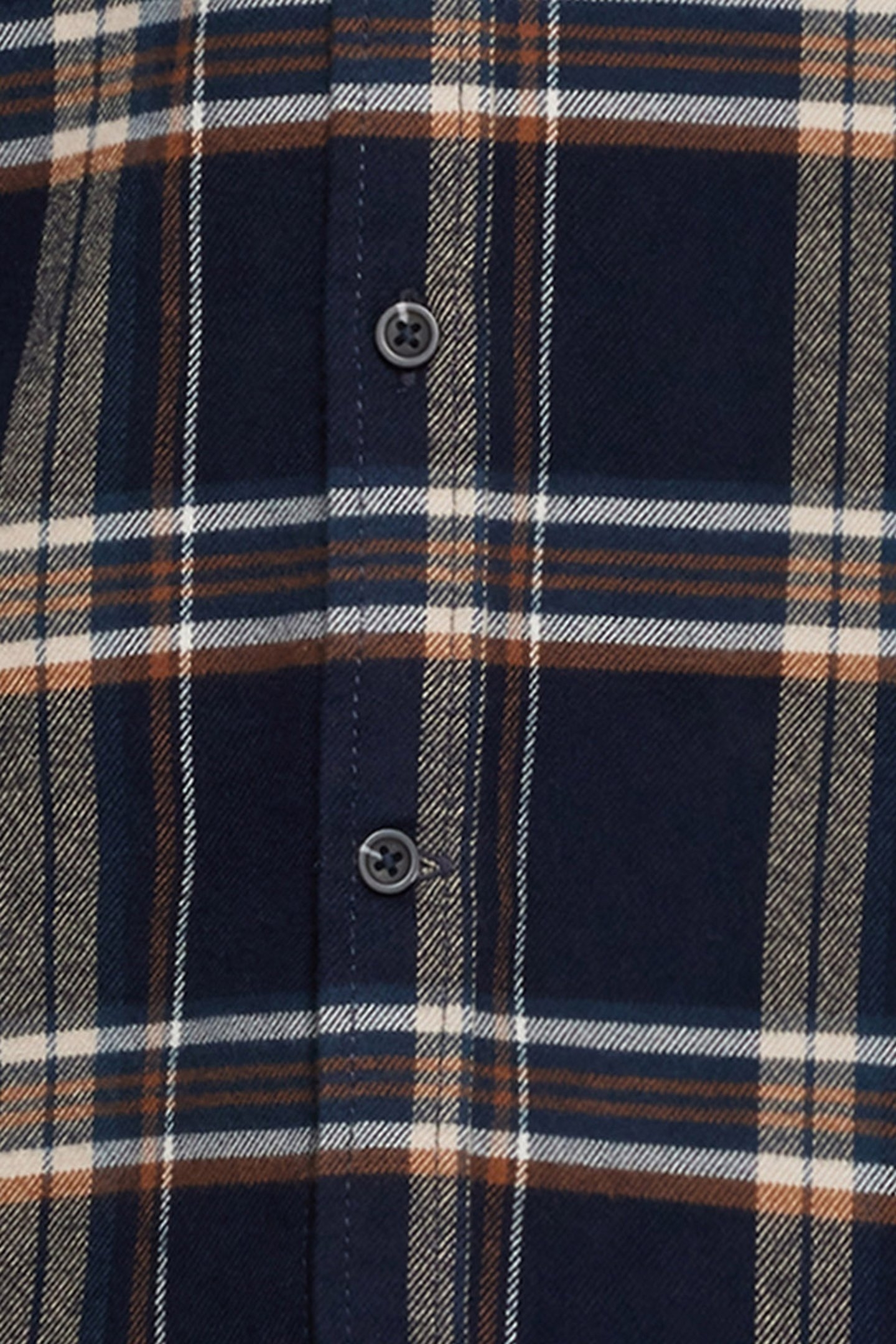 SONNYSI FLANNEL CHECK L/S SHIRTS DEEP MARINE 7
