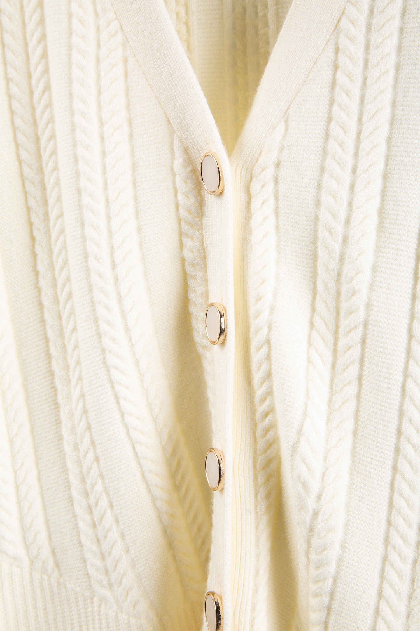 LIVIA LS VN CARDI SW CREAM WHITE 5