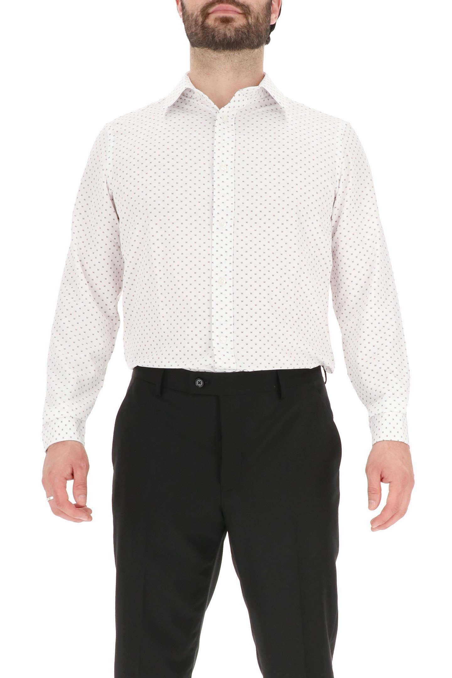 4 WAY STRETCHDRESS SHIRT WHITE 1