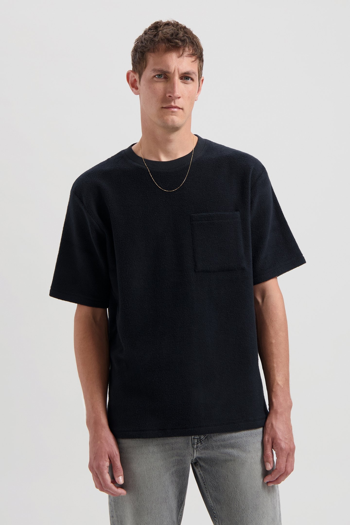 DS_COLLIN TEE TOWELLING BLACK 1