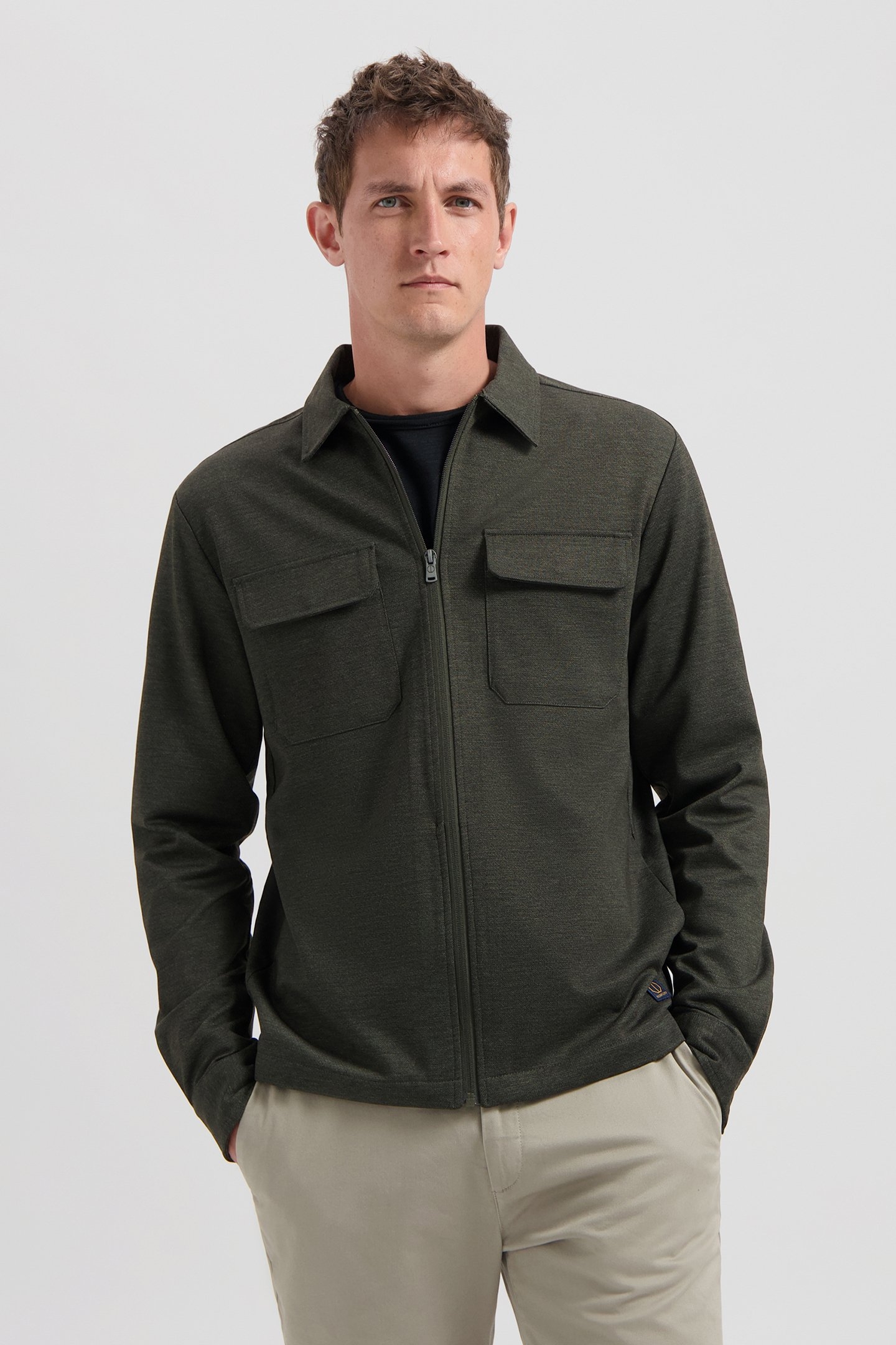 SHIRT PATTERN SWEAT DARK ARMY 1