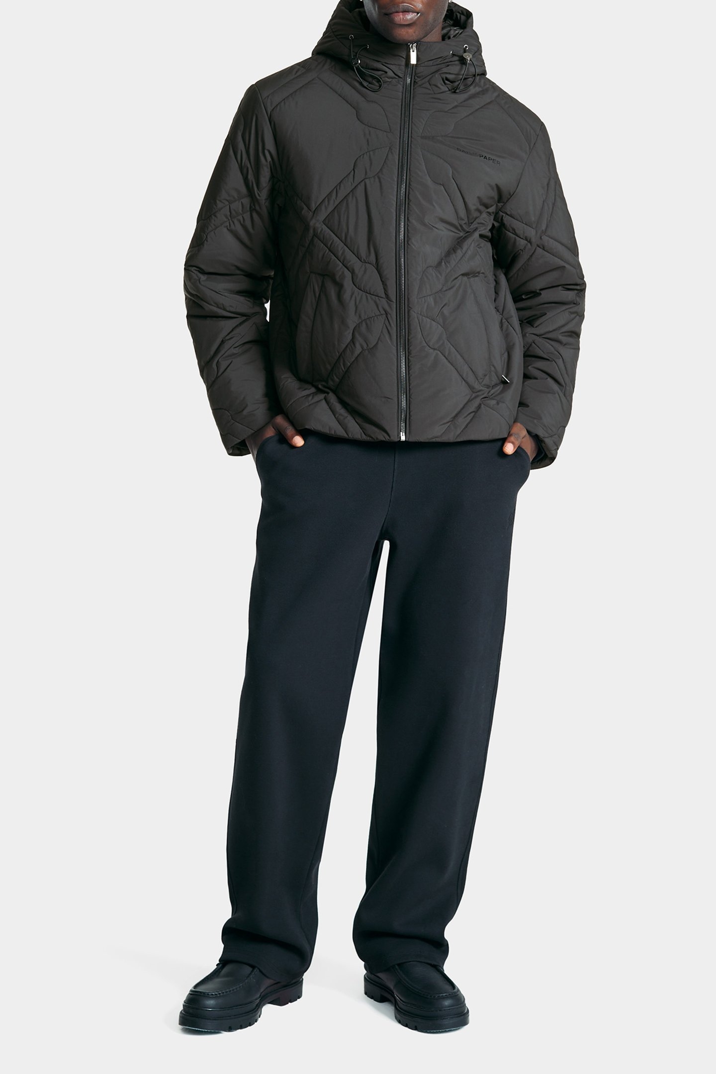 SPEAR PUFFER JACKET UNISEX BLACK 1