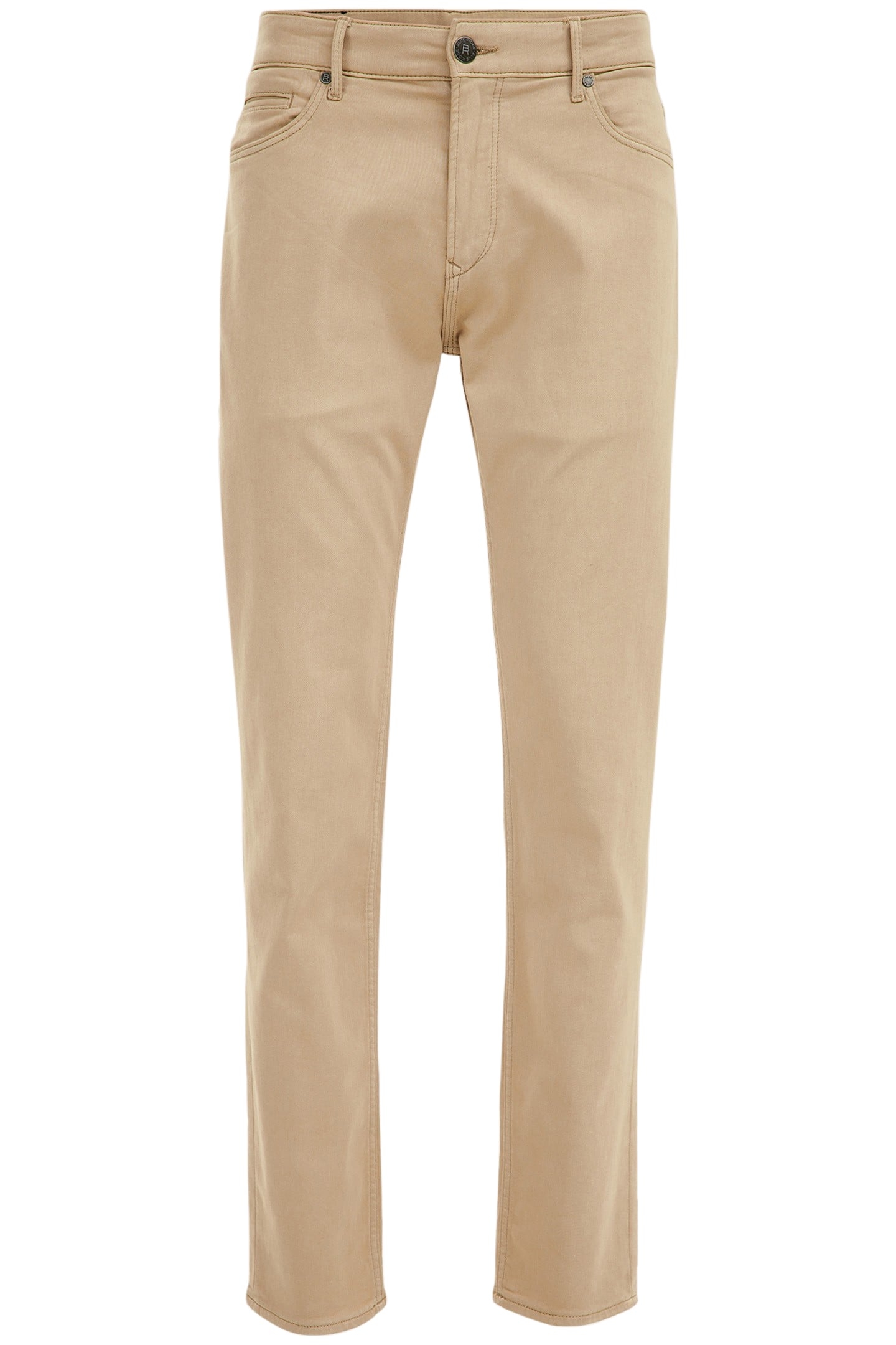5-POCKET MID WAIST BEIGE 4