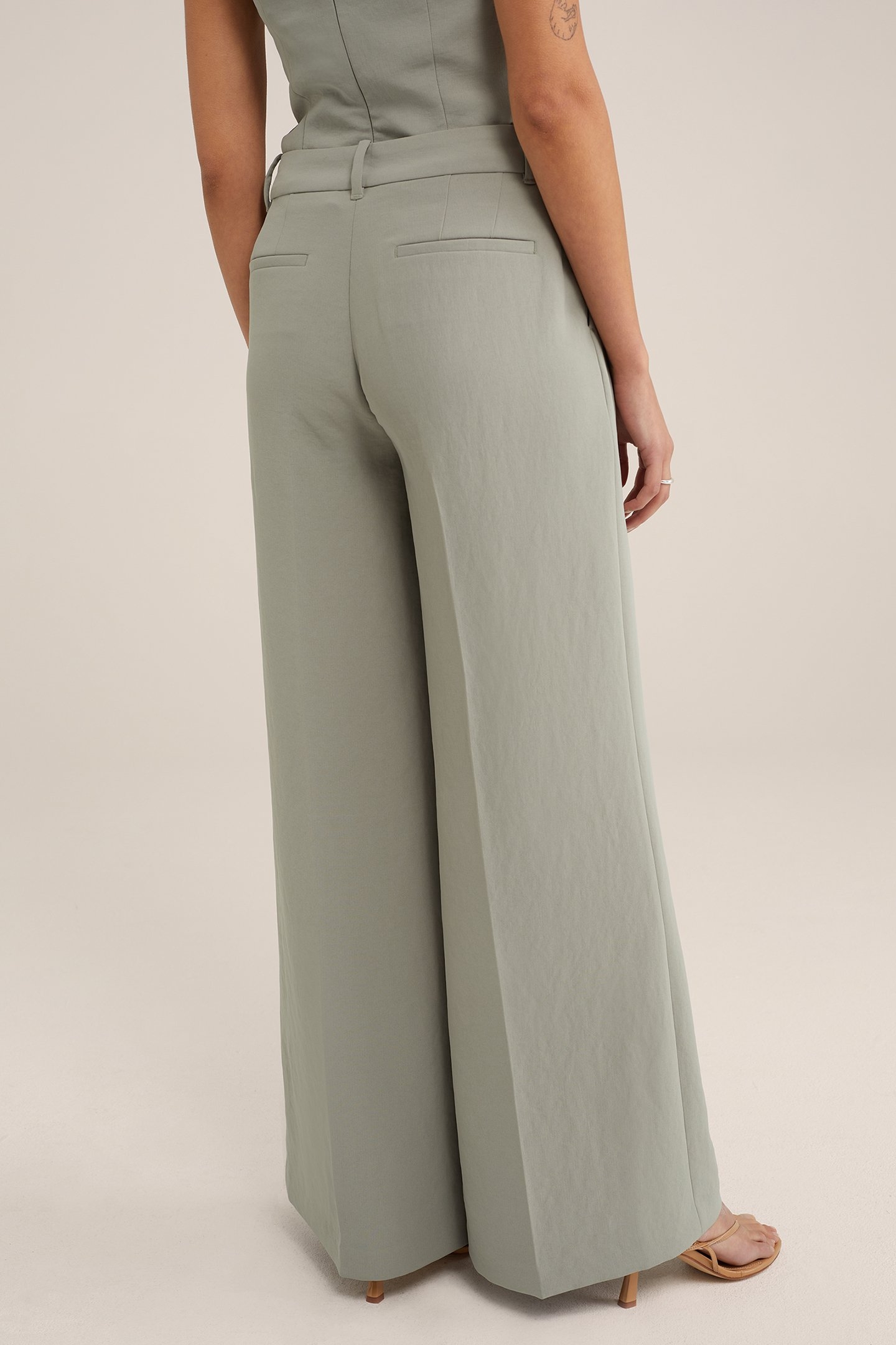BROEK PASTEL GREEN 2