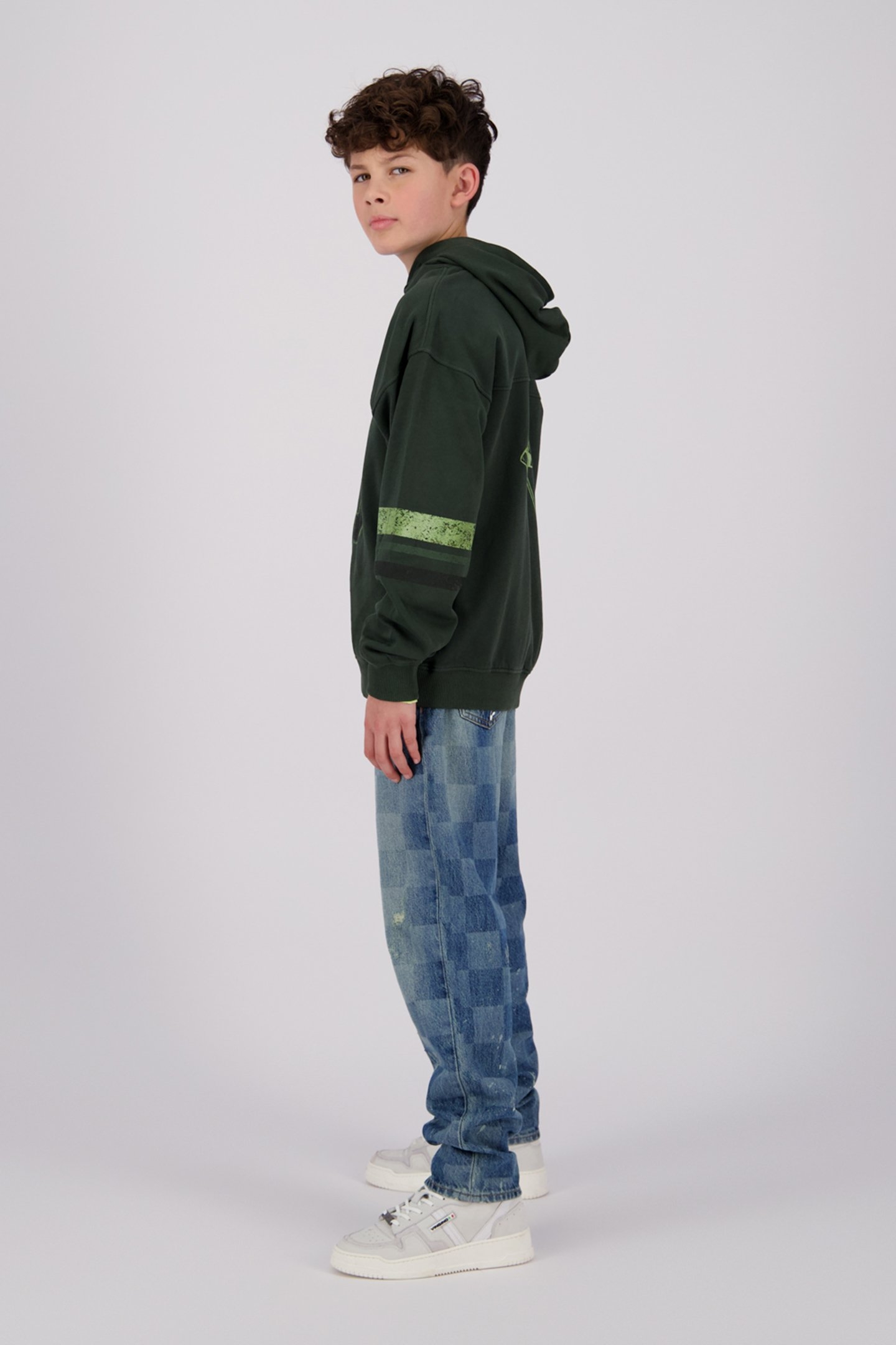 BOYS NACIDO SWEATER RACING GREEN 5