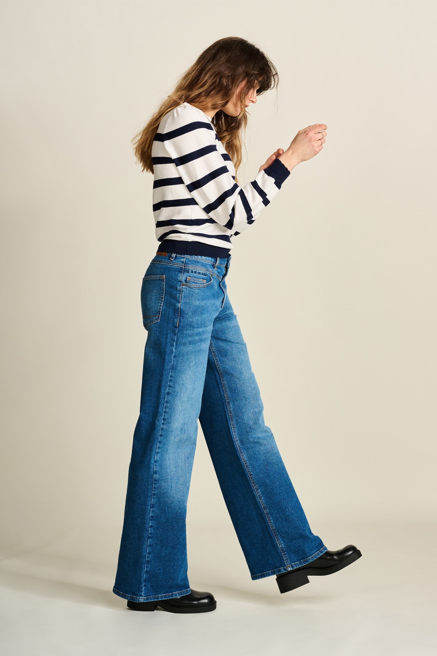 JEANS- WIDE LEG VINTAGE BLUE 3