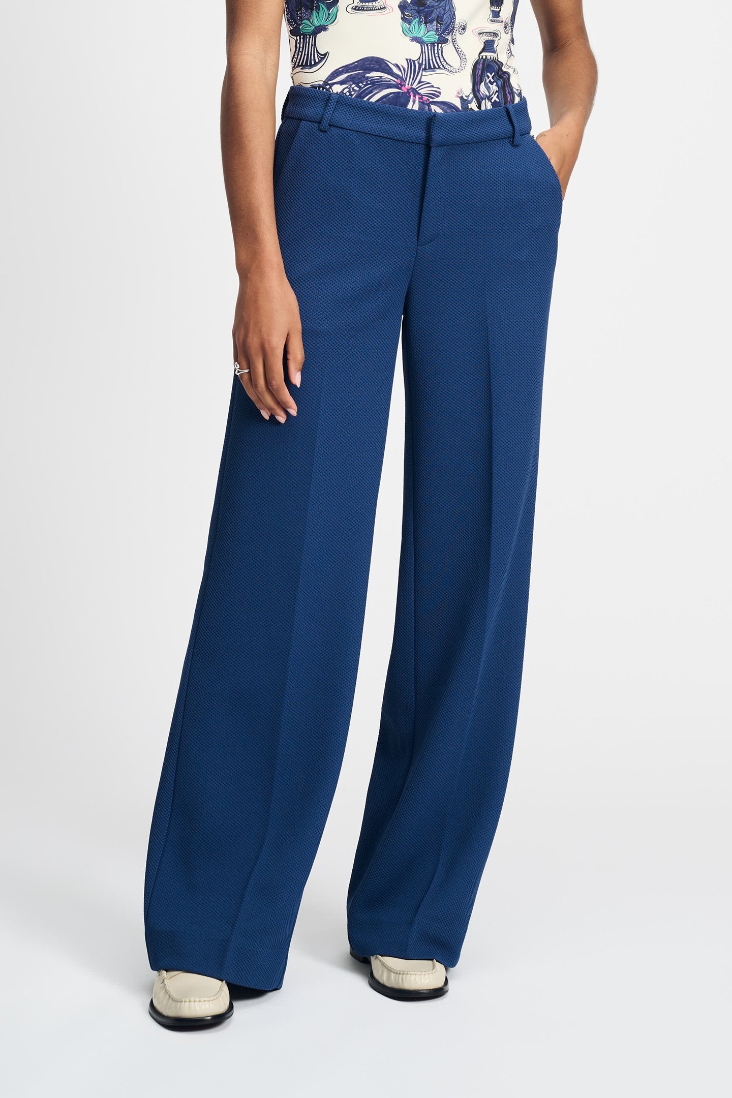 PANTS - WIDE LEG SAPPHIRE BLUE 1