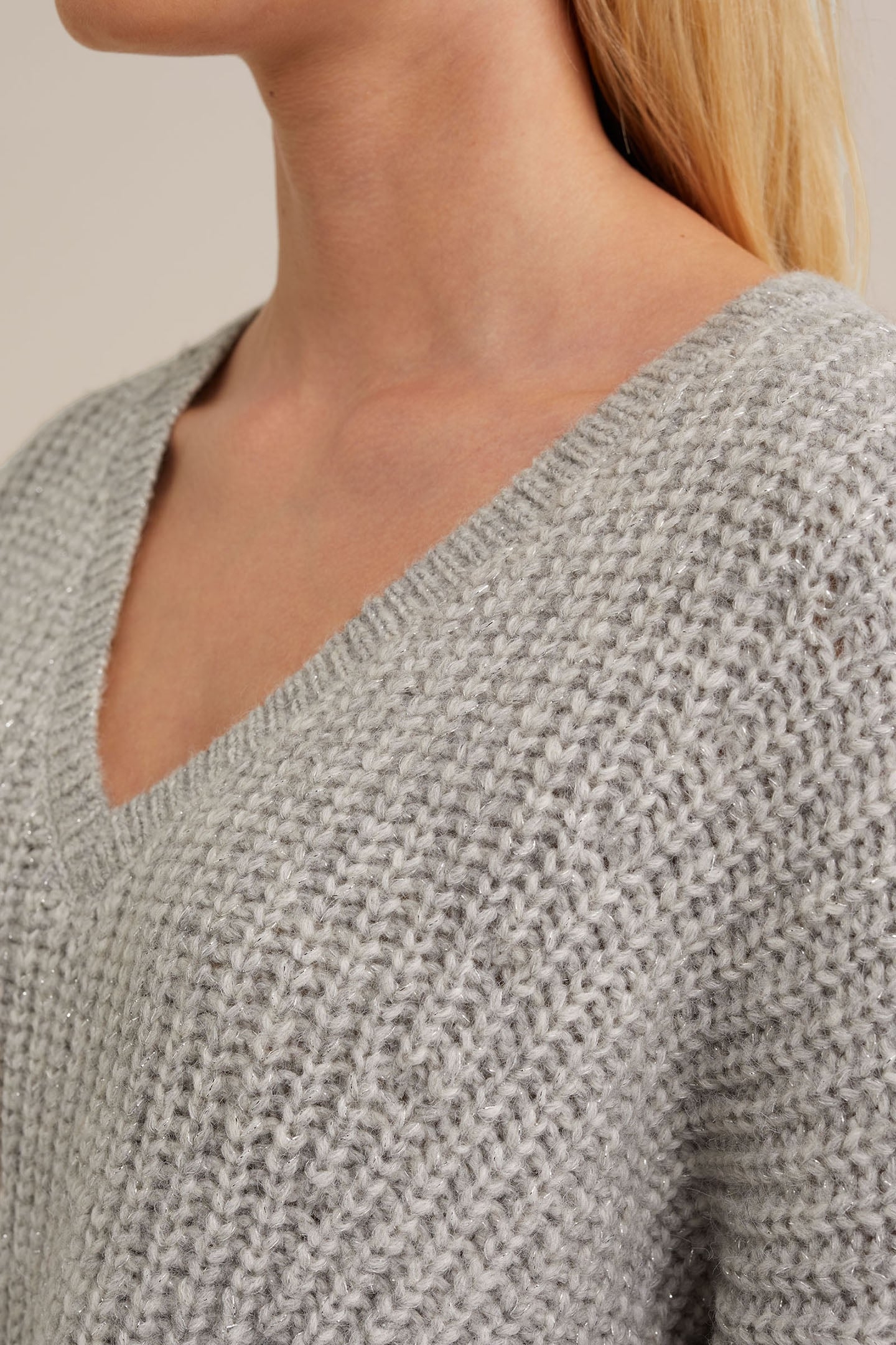 GEBREIDE TRUI LIGHT GREY 6