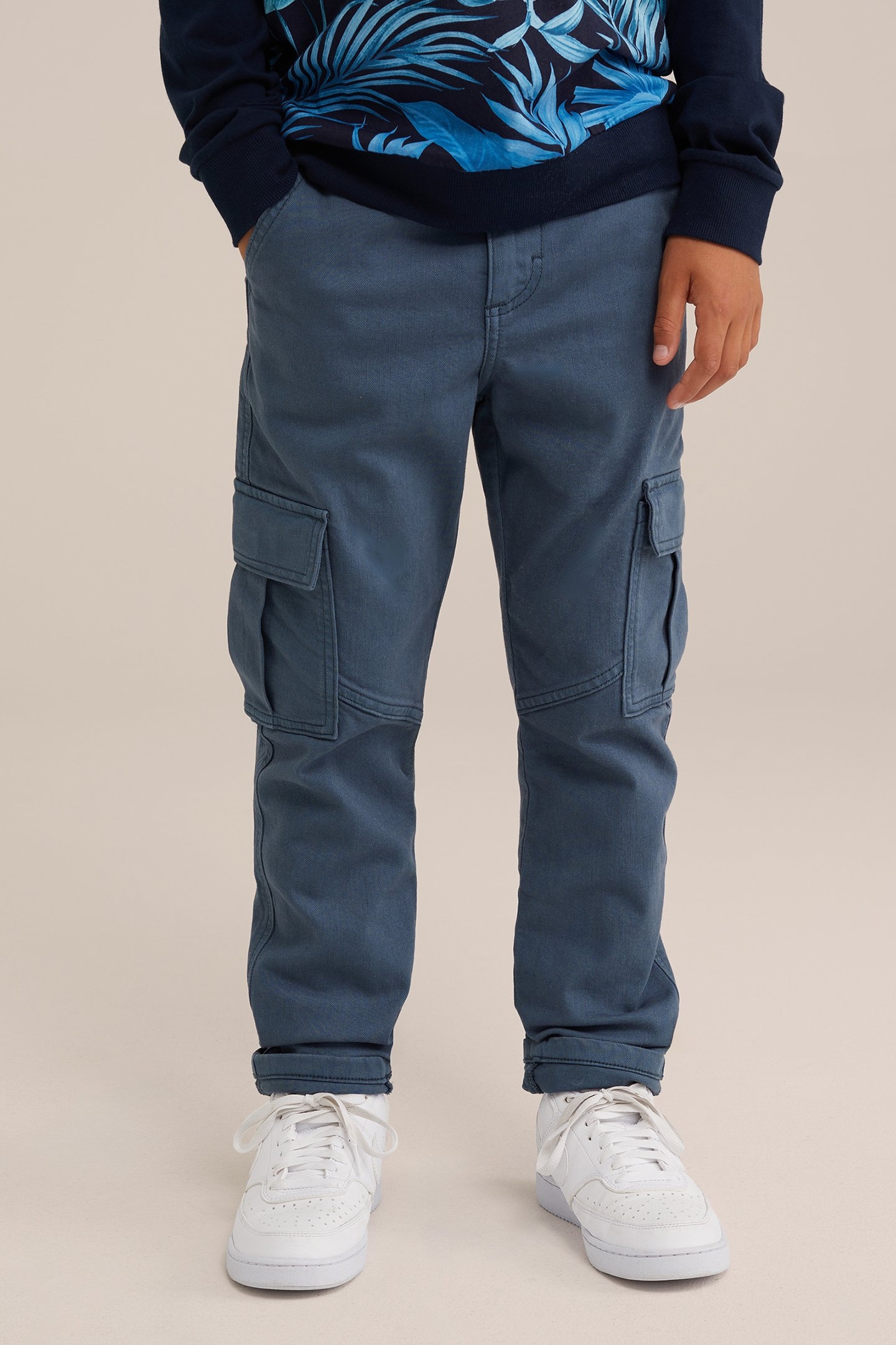 CARGO PANTS PETROL 1