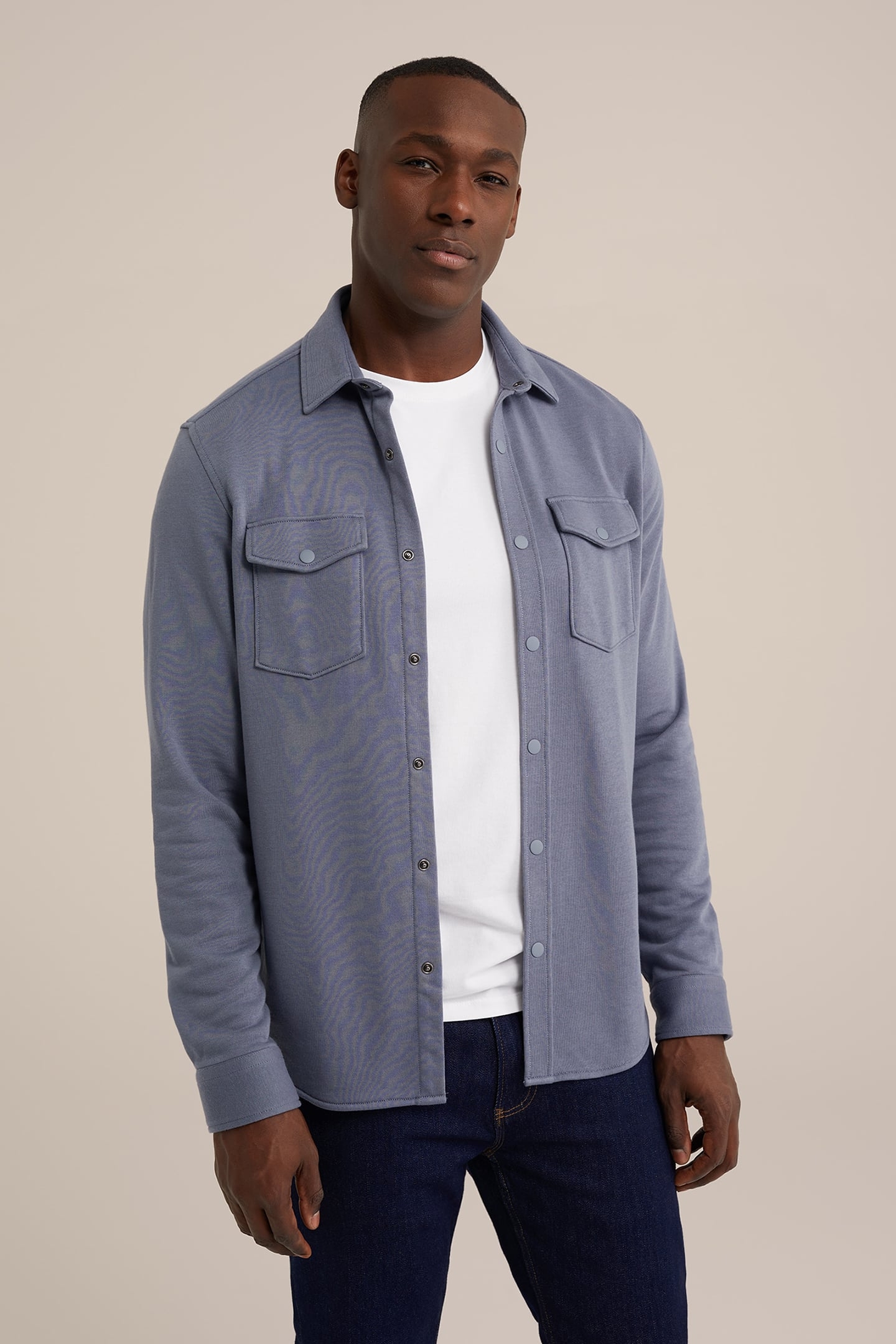 OVERSHIRT GREYISH BLUE 1