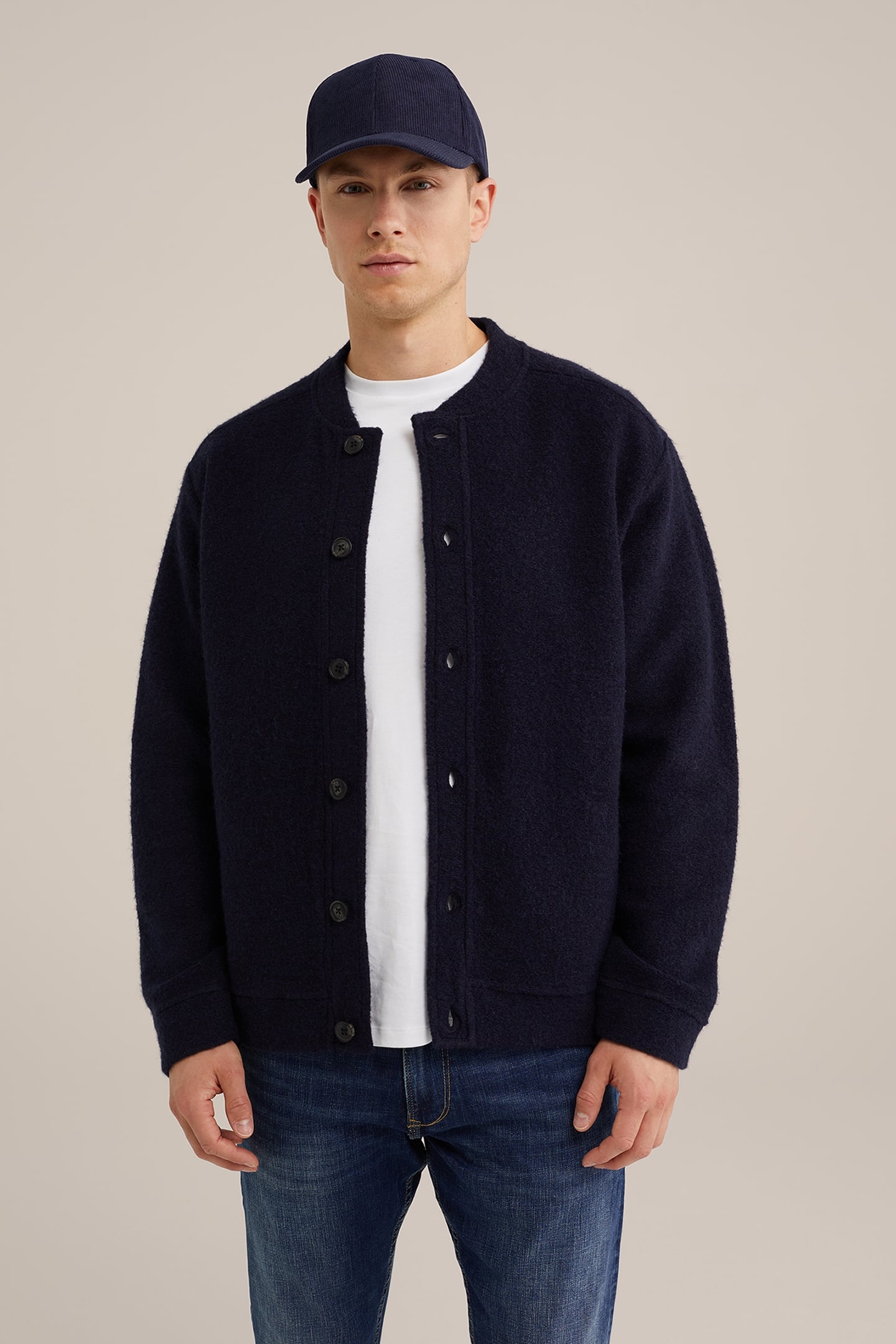 CARDIGAN DARK BLUE 1