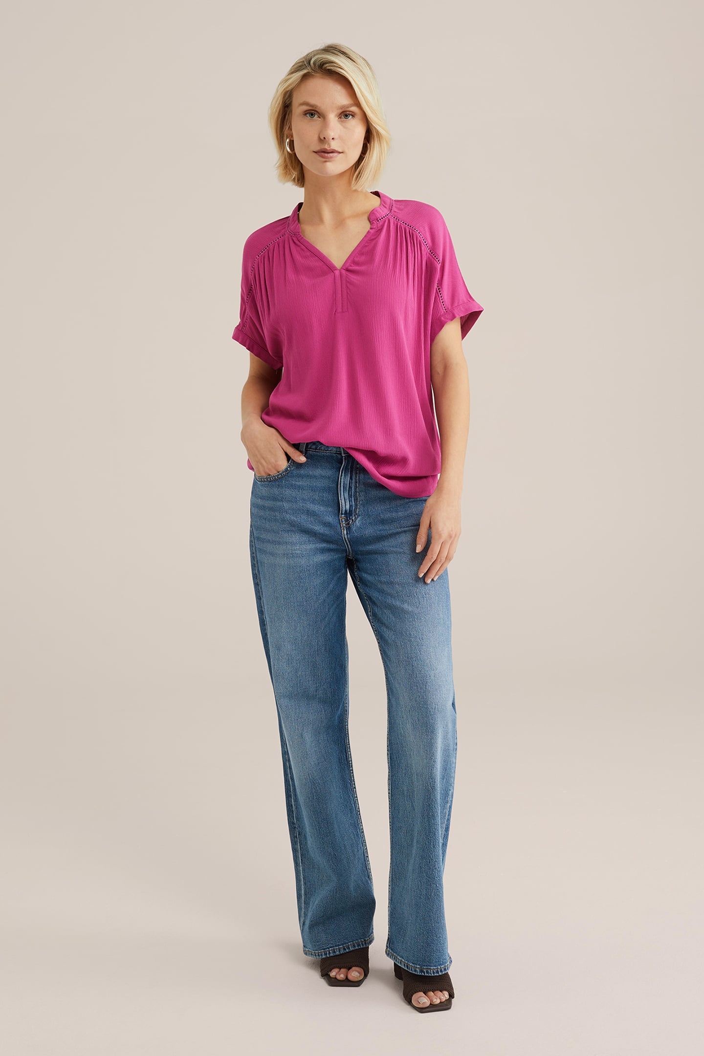 BLOUSE BRIGHT PINK 3