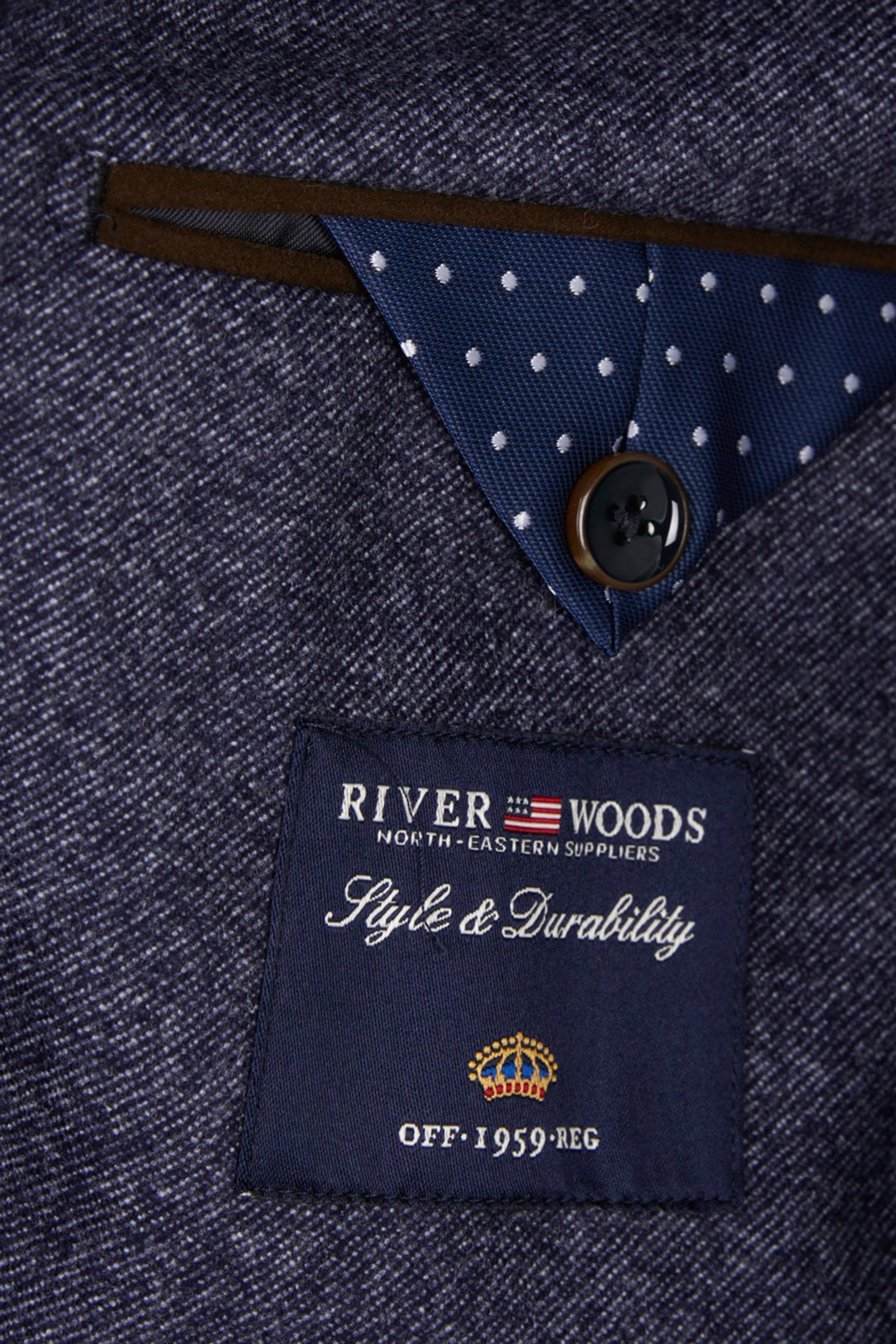 AUTUMN 2 BTN FLAP PKT BLAZER BLUE 5