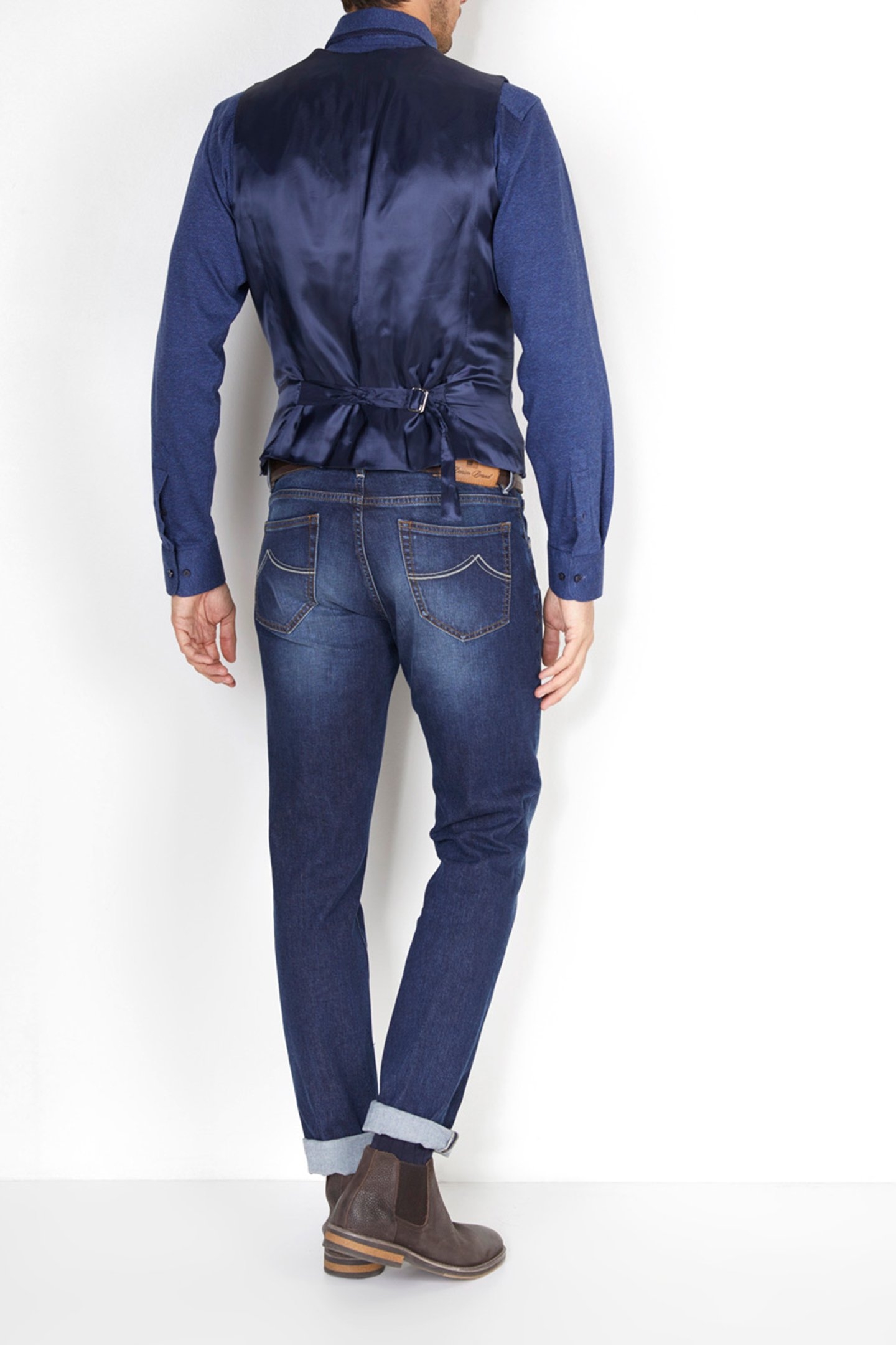 FANCY 4 PKT GILET BLUE 2