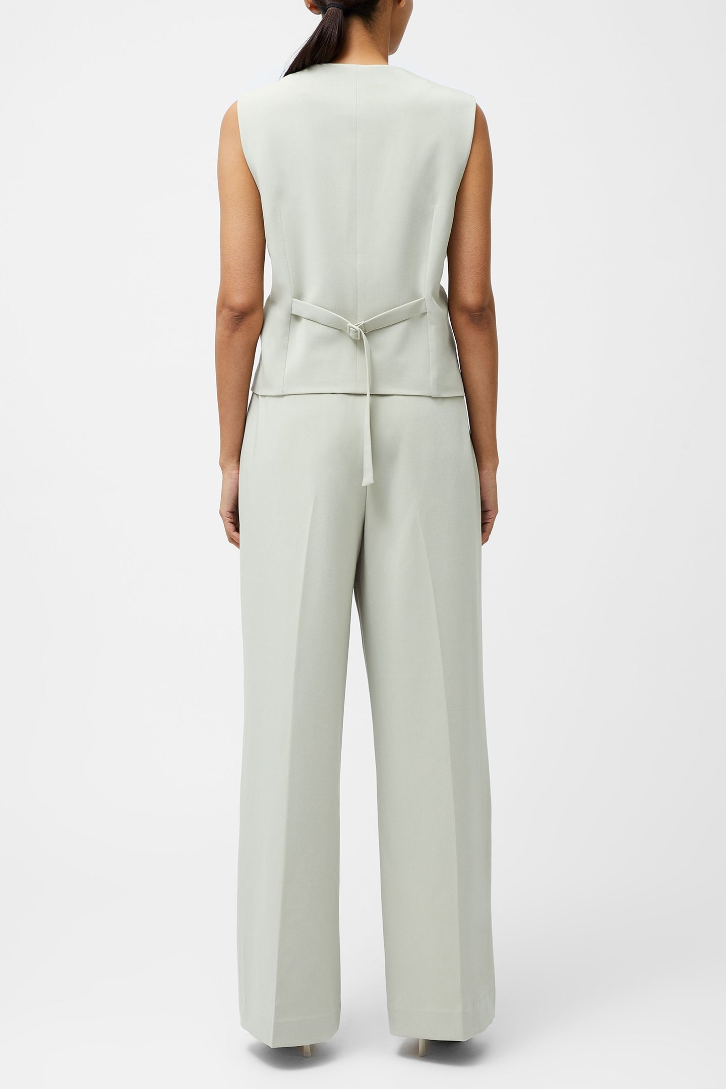 ANGIE SUITING WAIST COAT PISTACHIO GREEN 3
