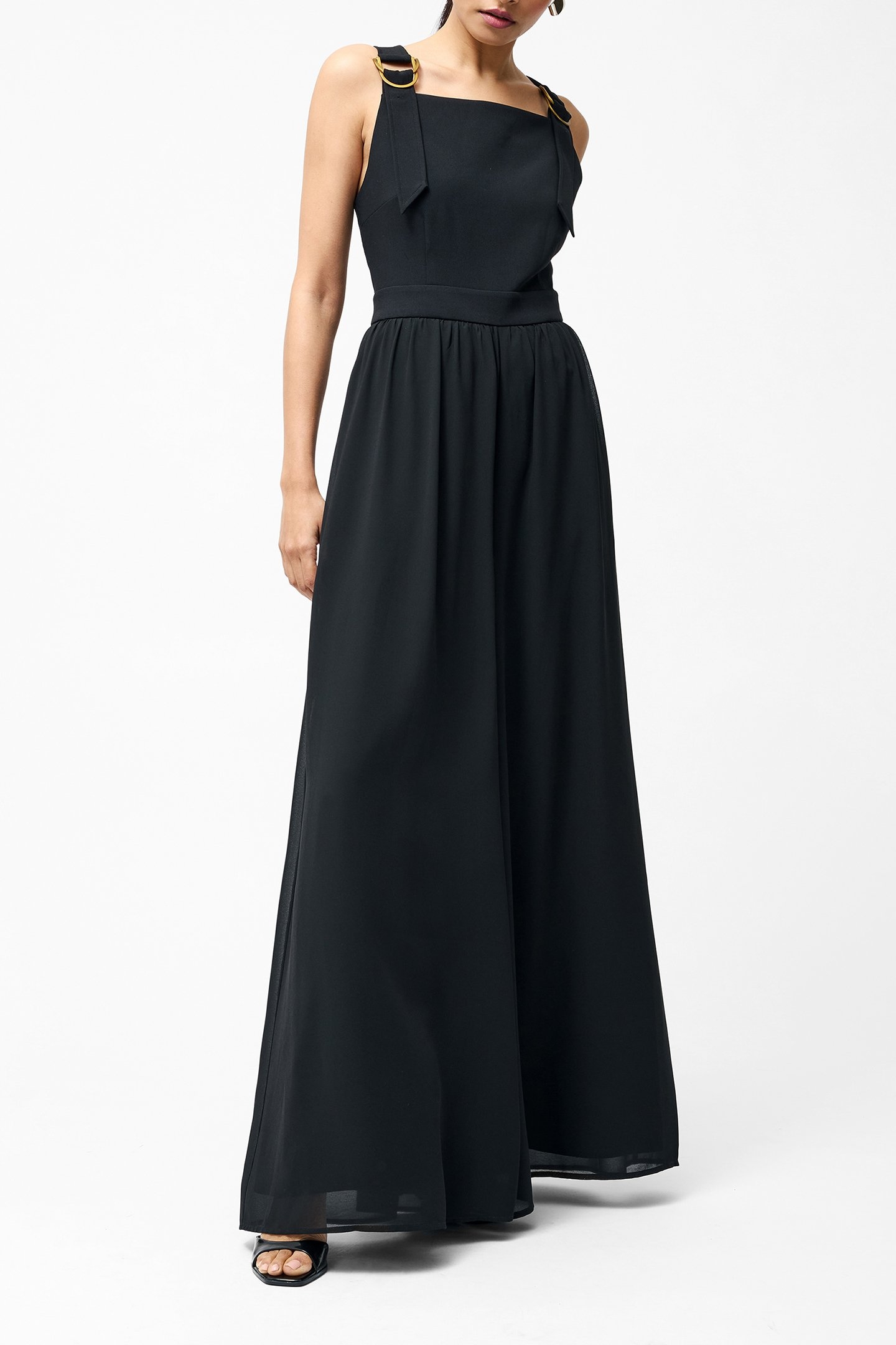 AZRA EDEN MIX JUMPSUIT BLACK 1