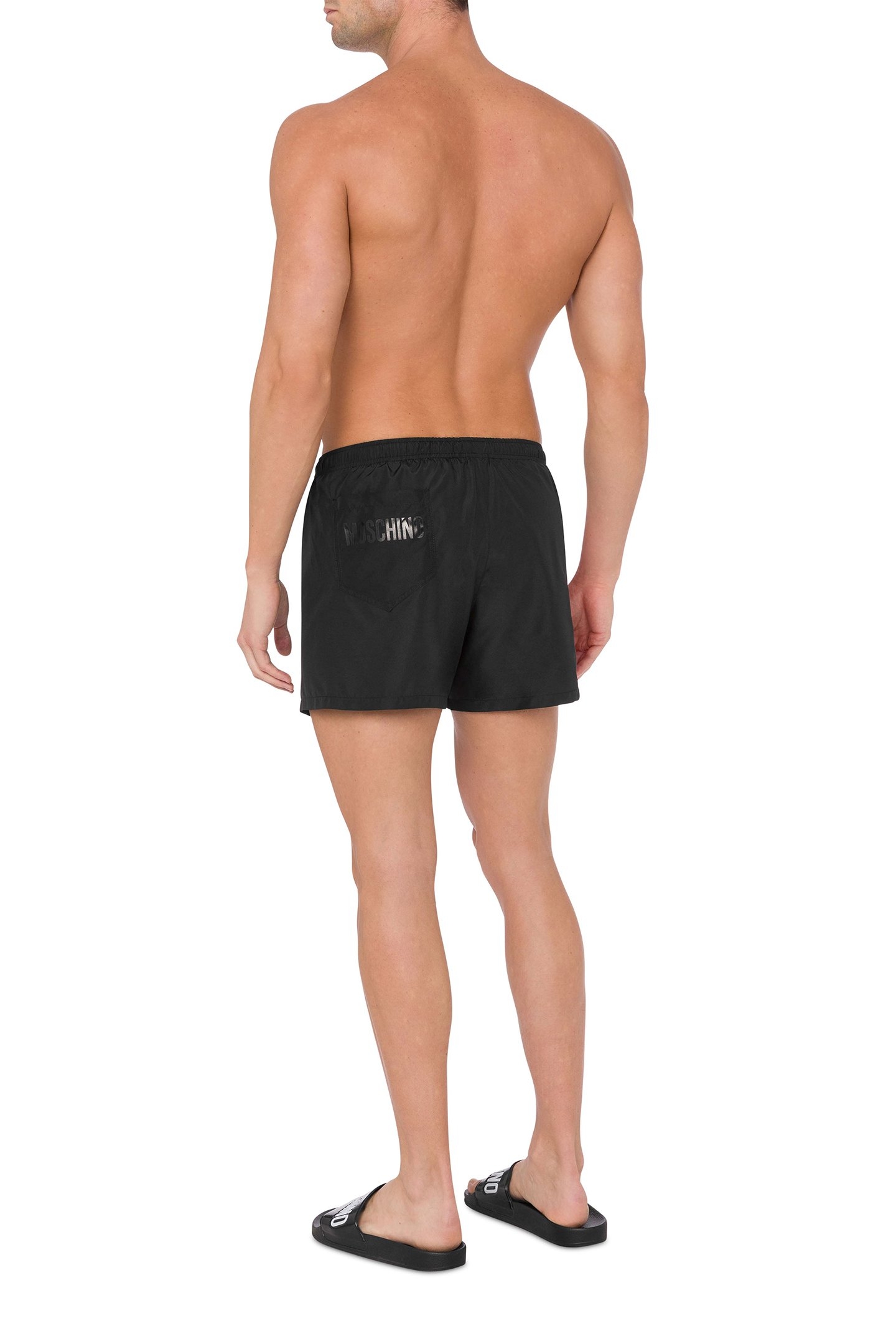 HEART GRAPHIC SWIM SHORTS BLACK 2