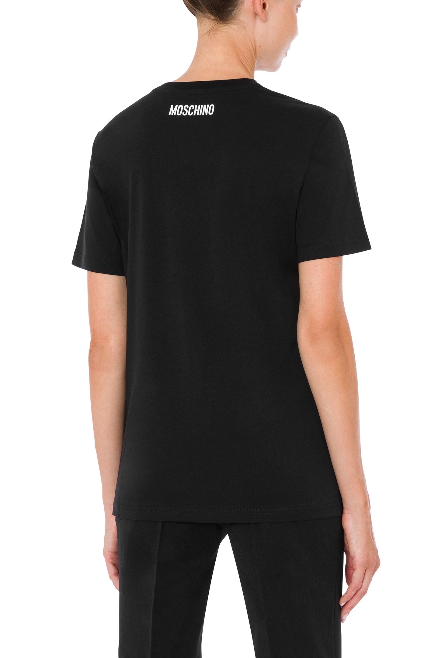 YOU CAN'T BE SERIOUS ORGANIC JERSEY T-SHIRT BLACK 2