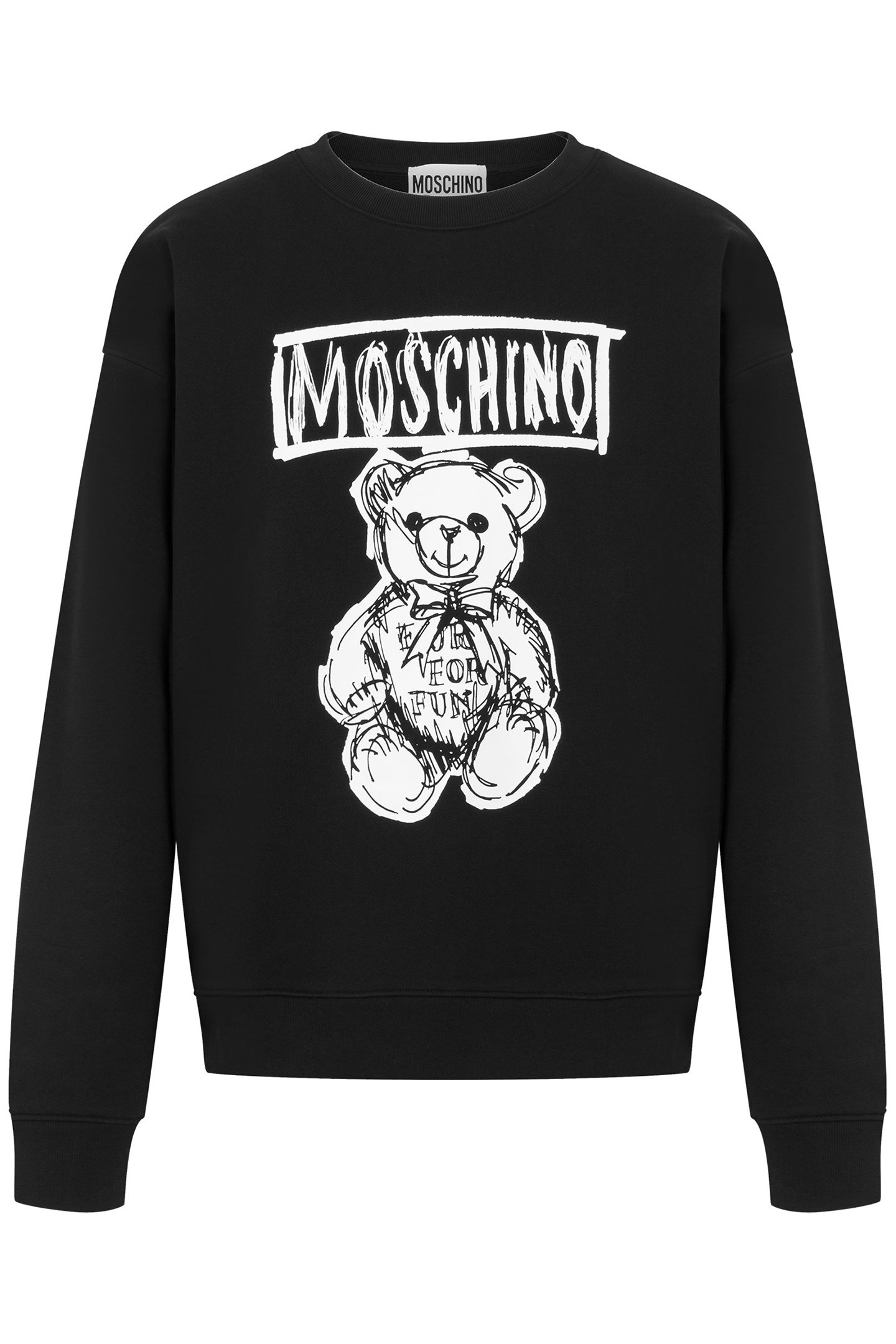MOSCHINO TEDDY BEAR SWEATSHIRT BLACK 3
