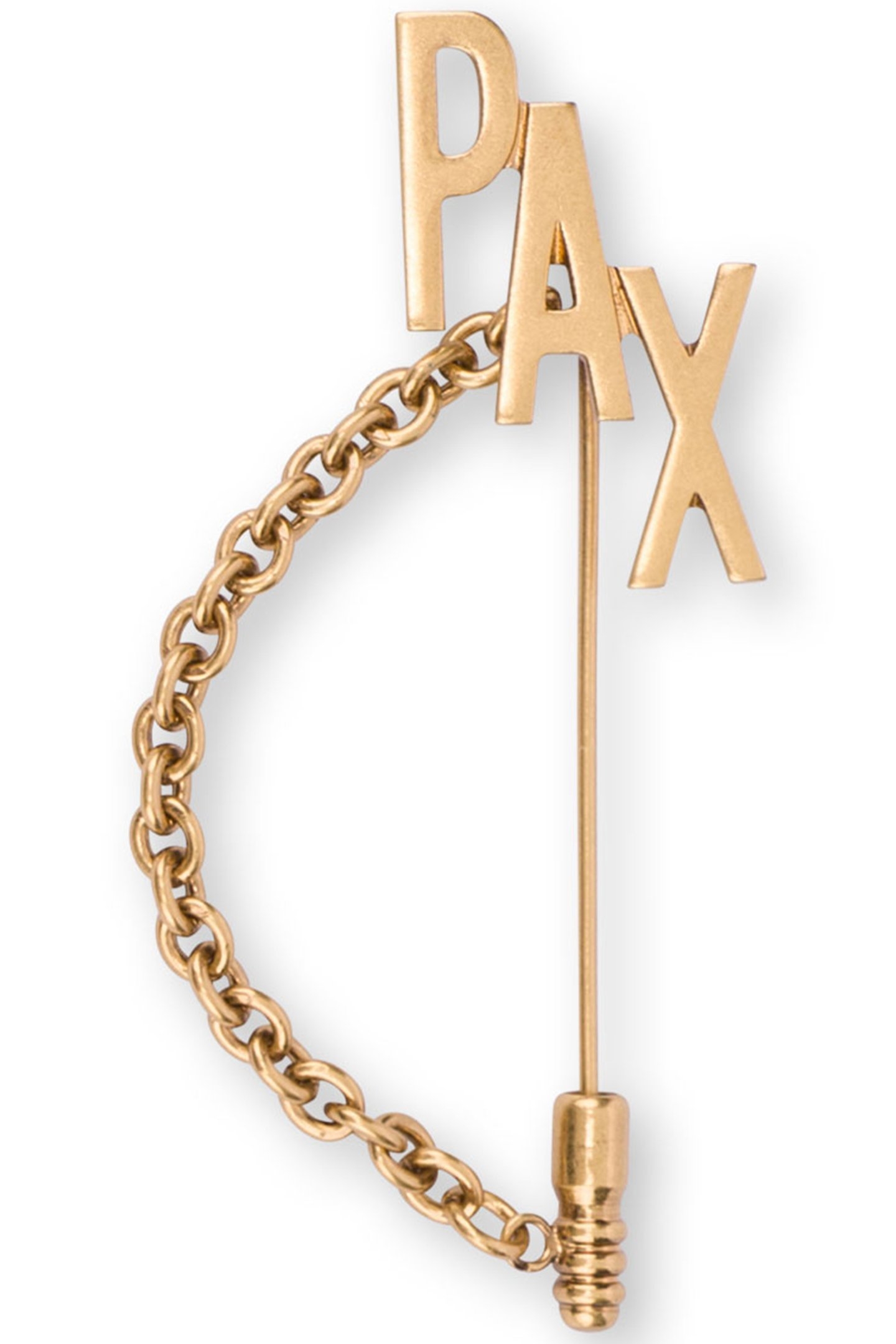PAX CHAIN BROOCH GOLD 1