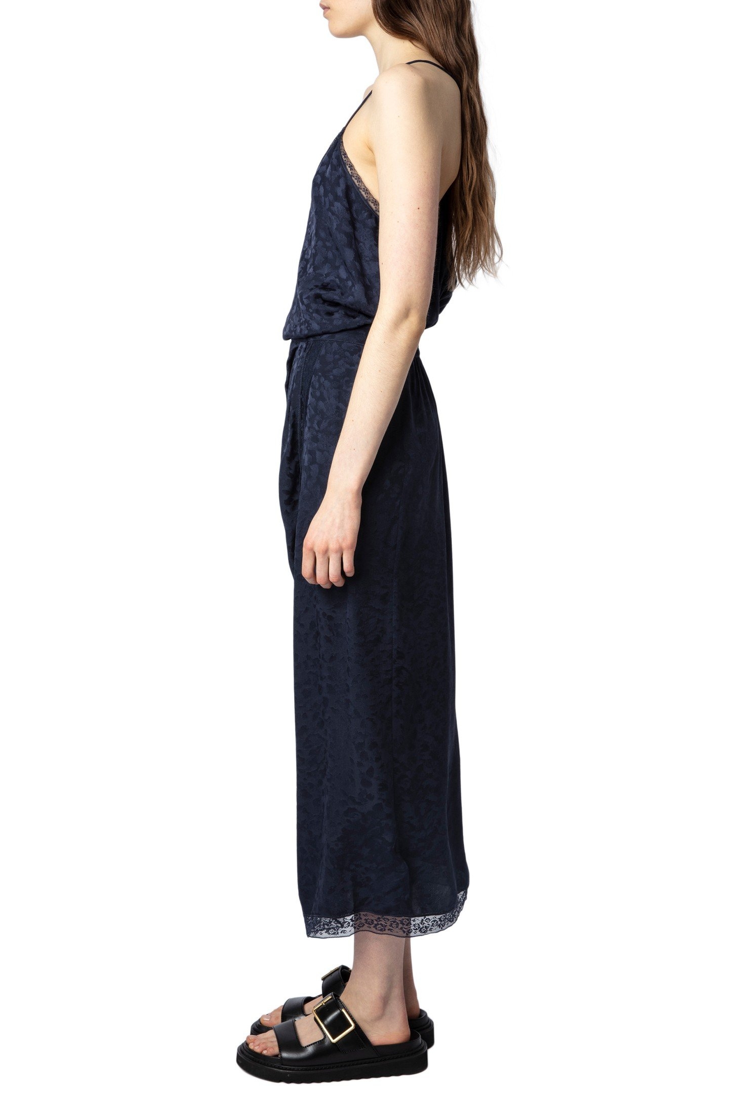 RIXI JACQUARD LEO DRESS ENCRE 3