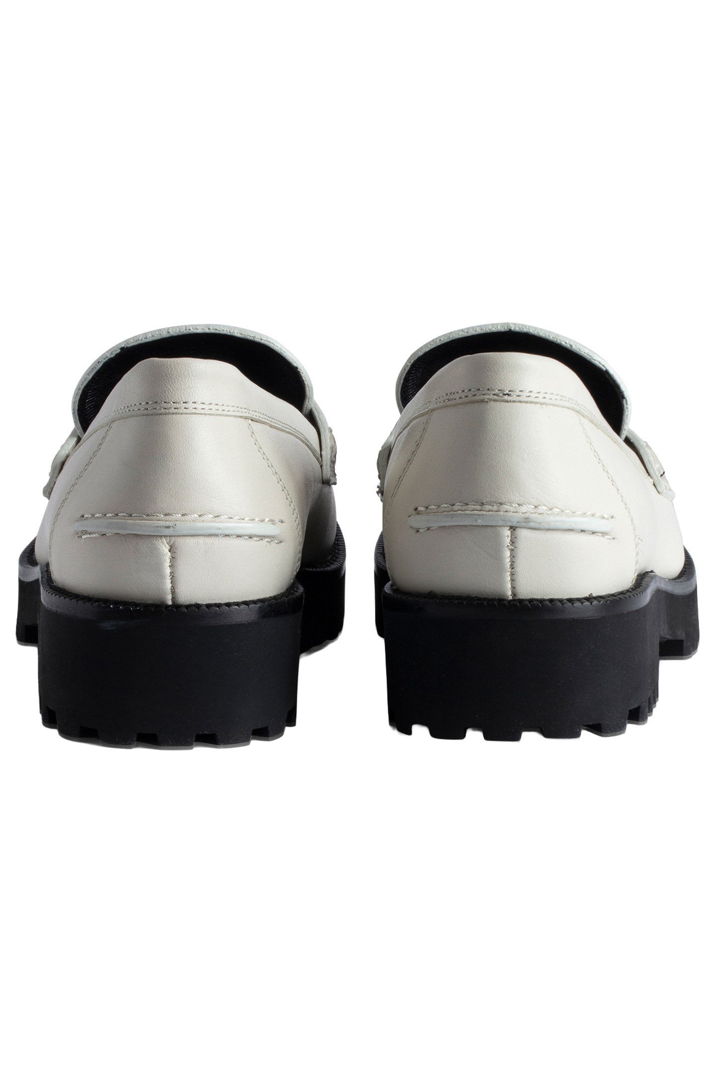 JOECASSIN SEMY-SHINY CALFSKIN LOAFERS ICE 3