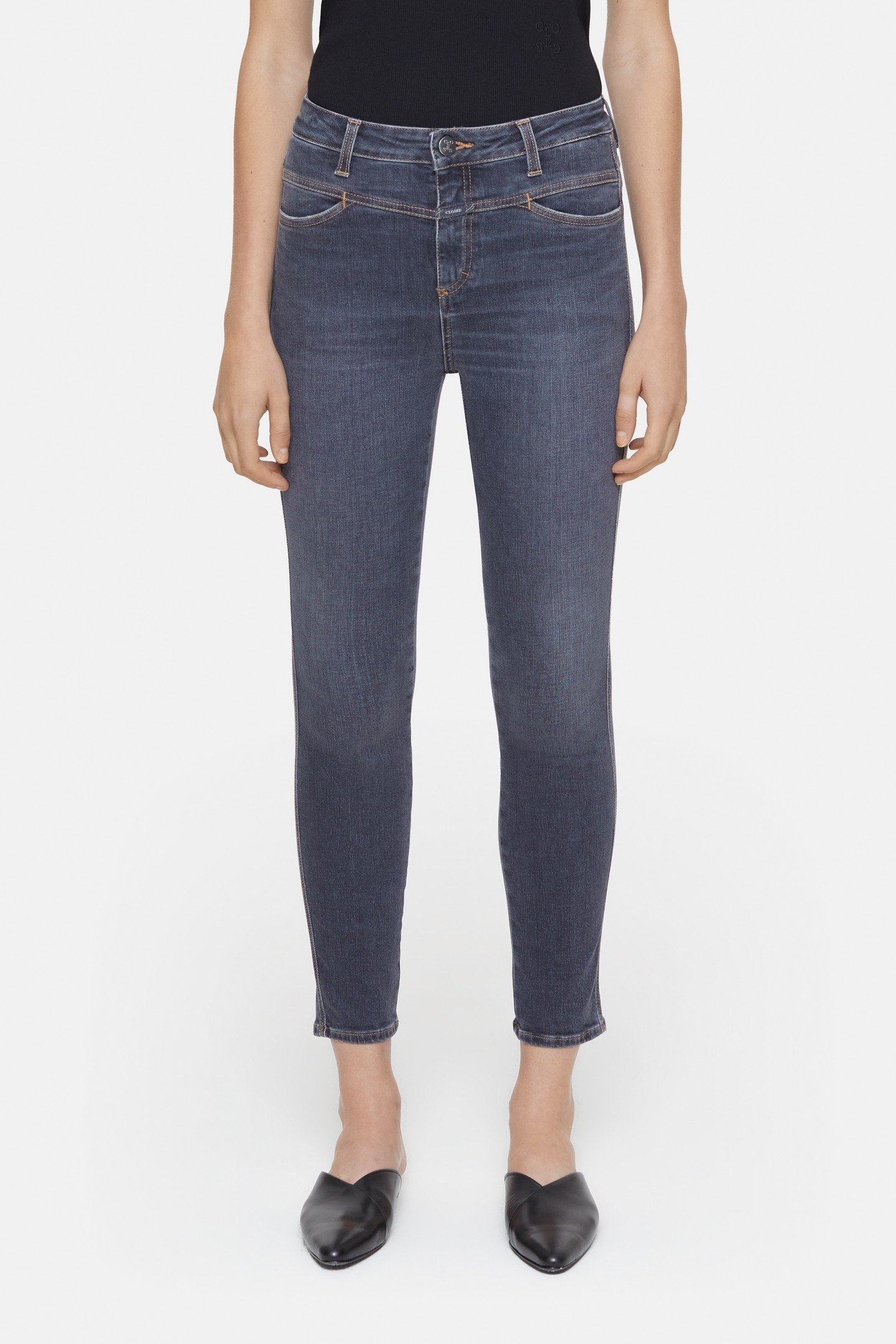 SKINNY PUSHER JEANS DARK GREY 5