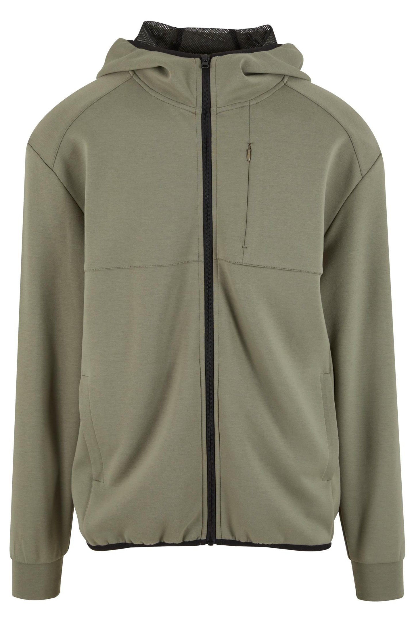 SCUBA ZIP POCKET HOODY PALEGREEN 1