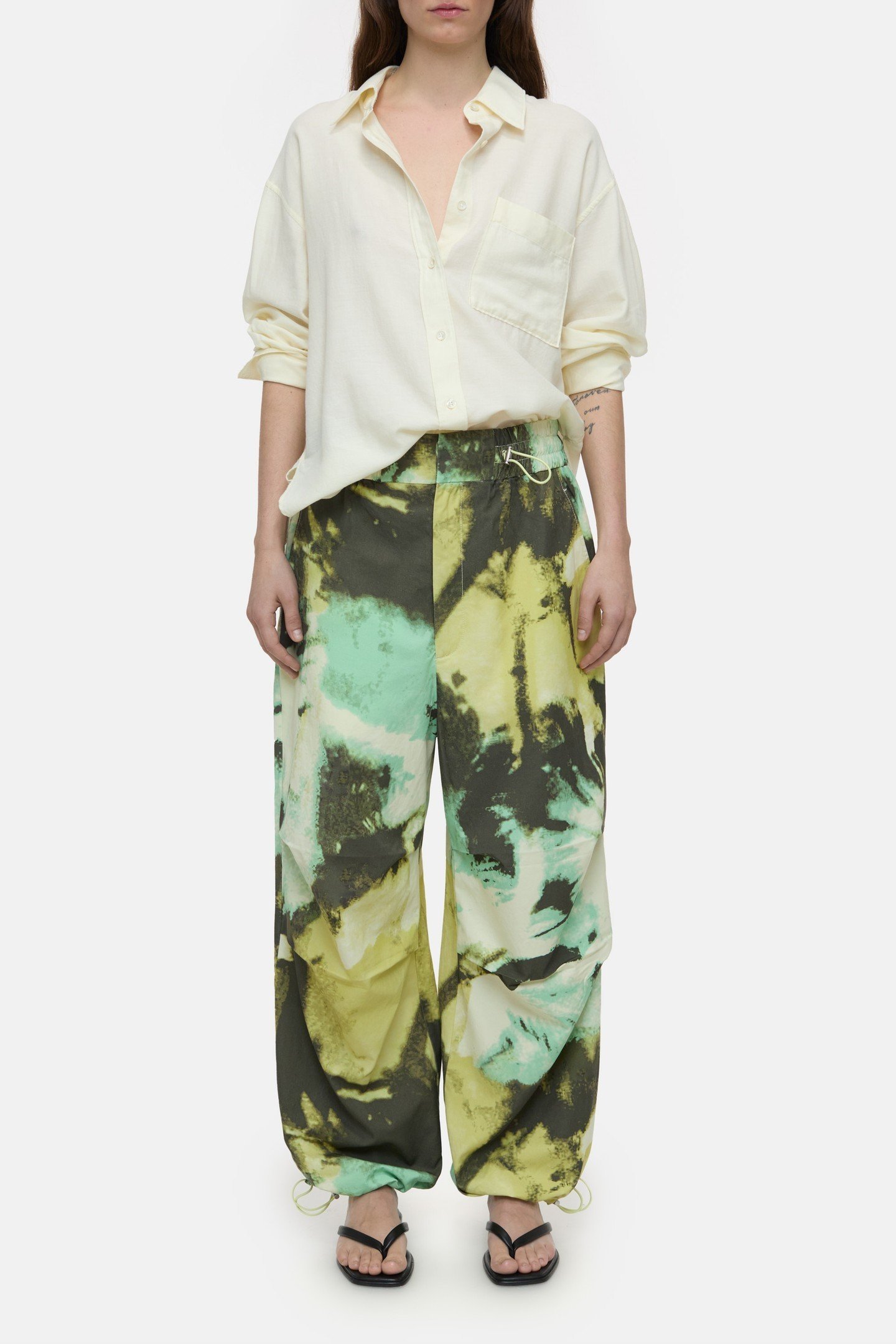 LOOSE CARGO PANTS PRIMARY YELLOW 4