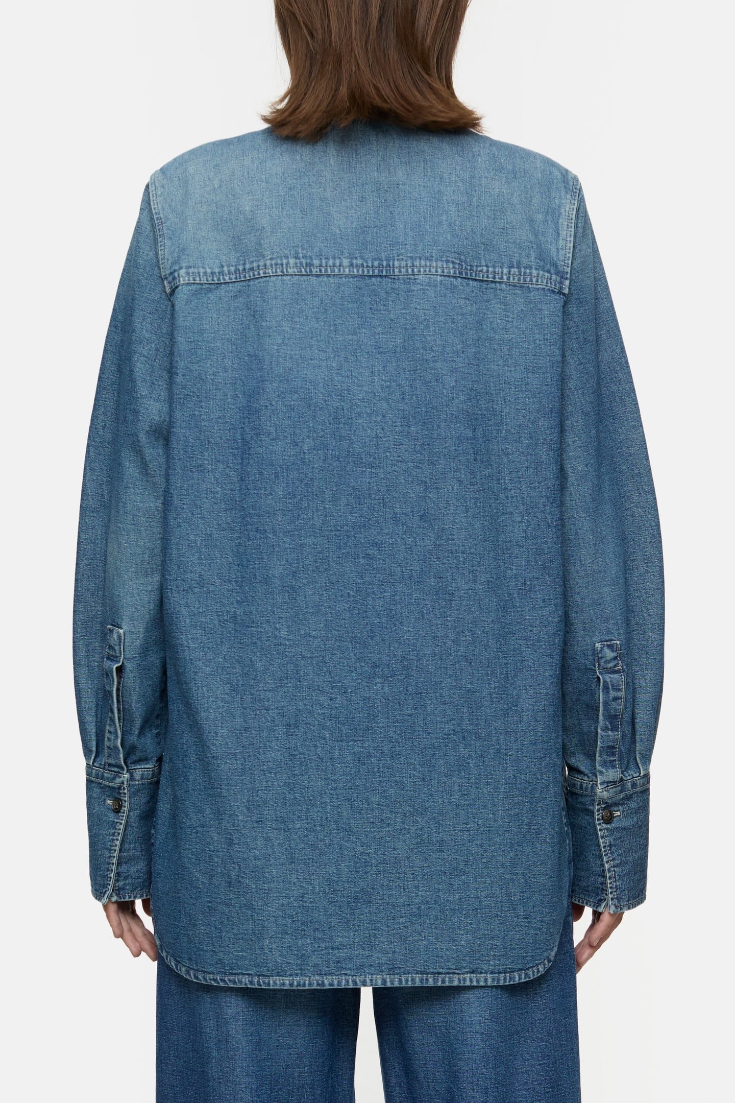 FITTED UTILITY SHIRT & BLOUSES MID BLUE 2