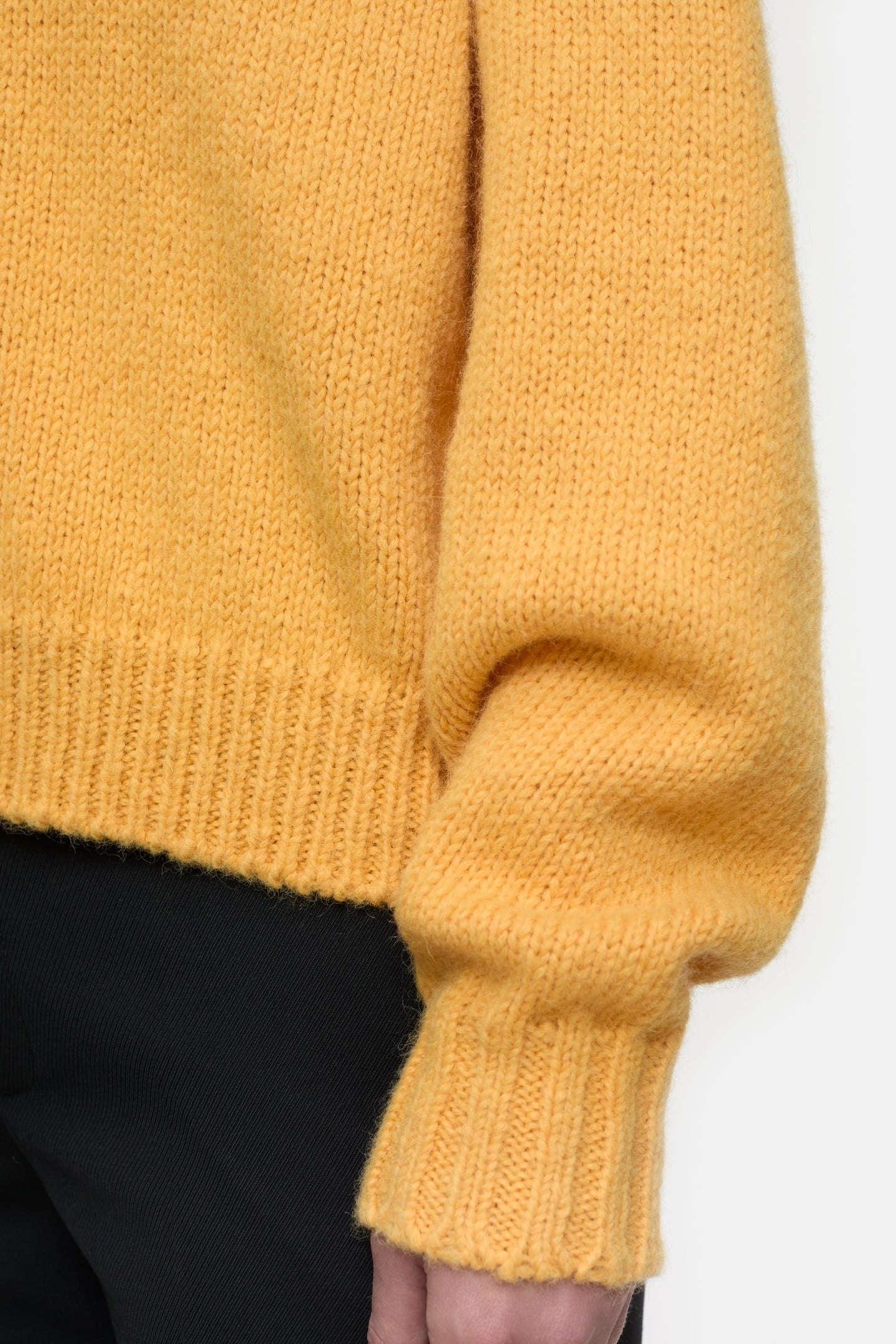 CREW NECK LONG SLEEVE KNITS IRISH ORANGE 4