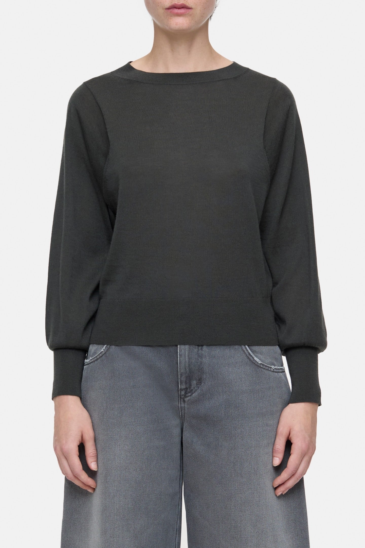 MOCK NECK LONG SLEEVE KNITS IRISH COFFEE 1