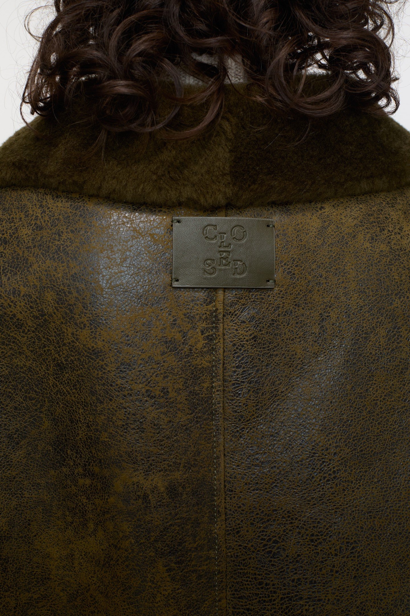 SHEARLING COAT JACKET VER GREEN 4