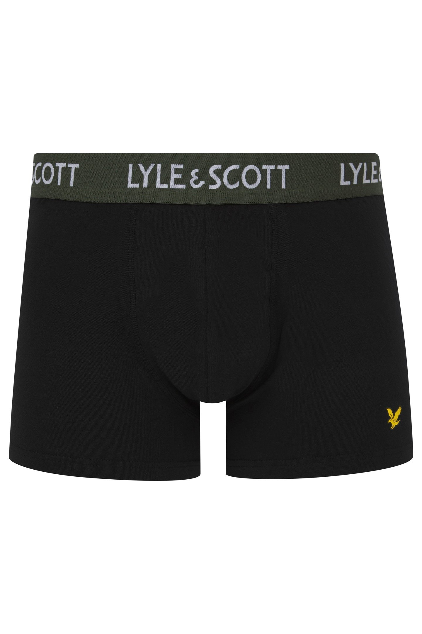 MILLER 5 PACK TRUNKS BLACK MULTI WAISTBANDS 3