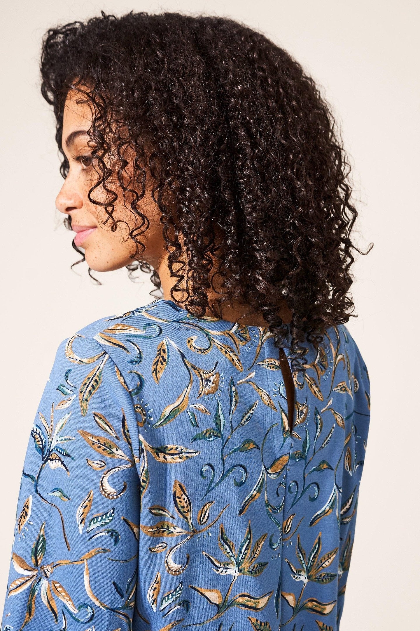 NEVE DRESS BLUE MULTI 2