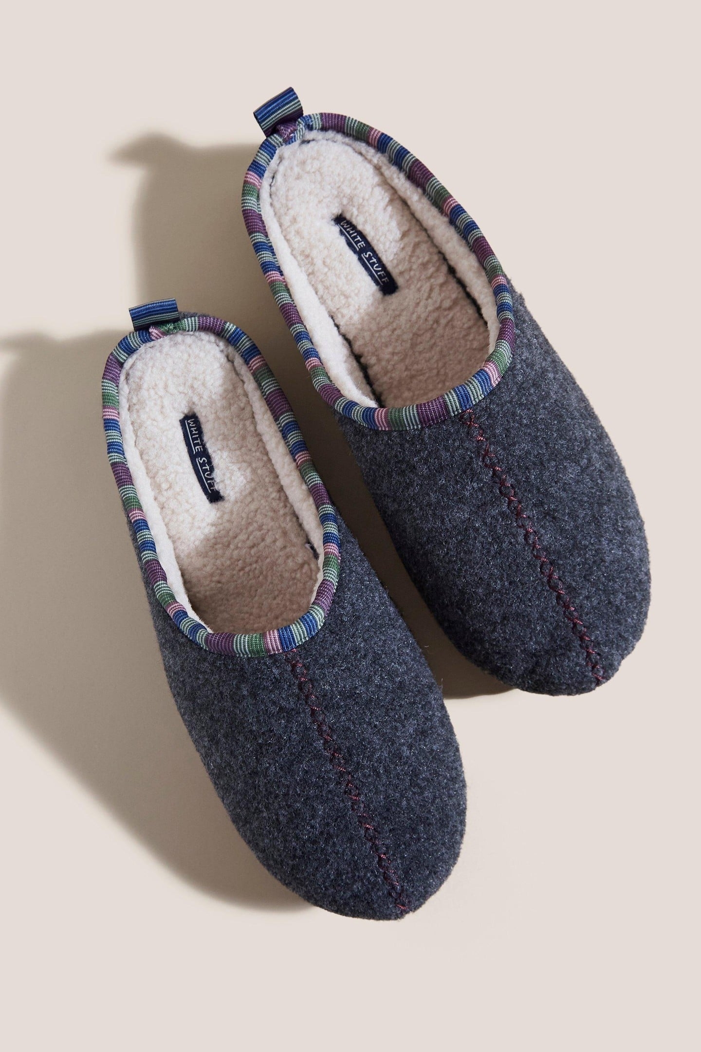 FELT LOUNGE MULE DARK GREY 1