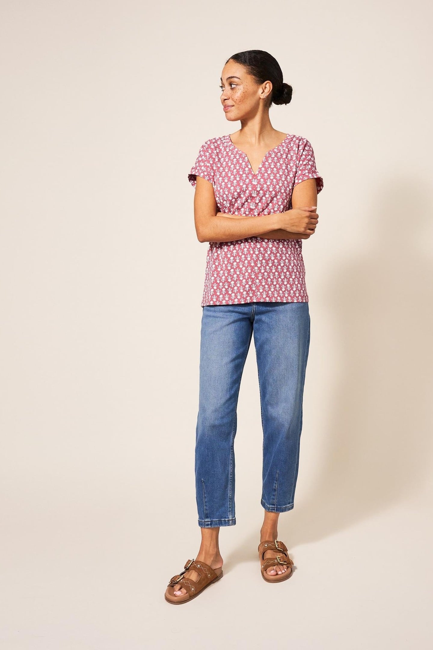 NELLY PRINT TEE PINK PRINT 2