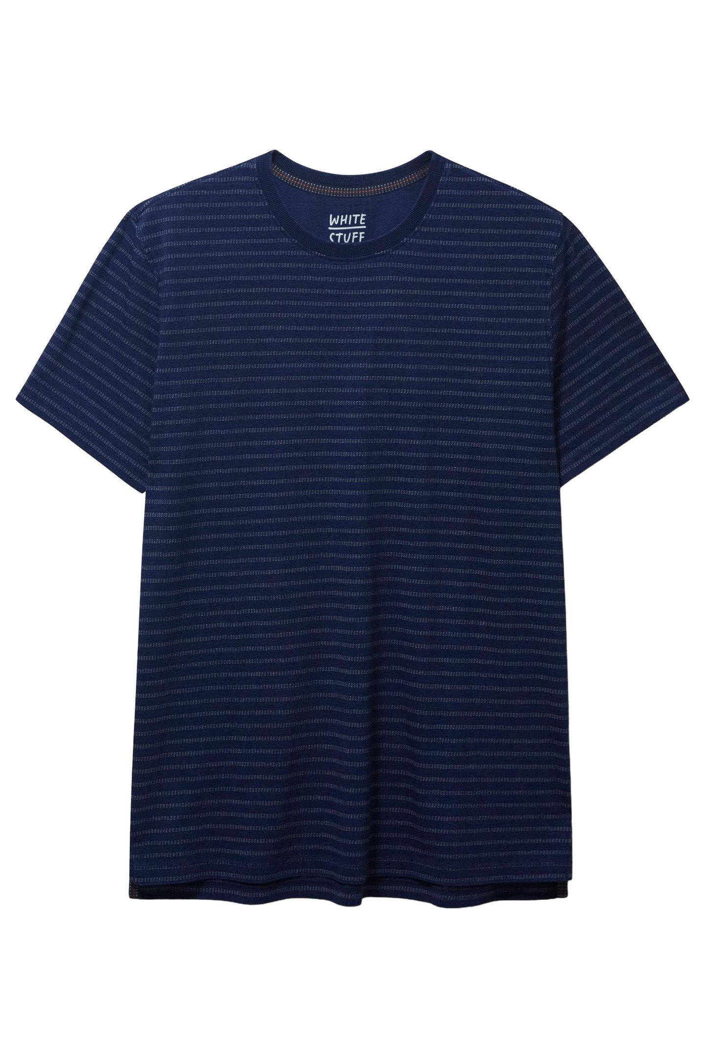 INTEREST INDIGO STRIPE TEE INDIGO BLUE 3