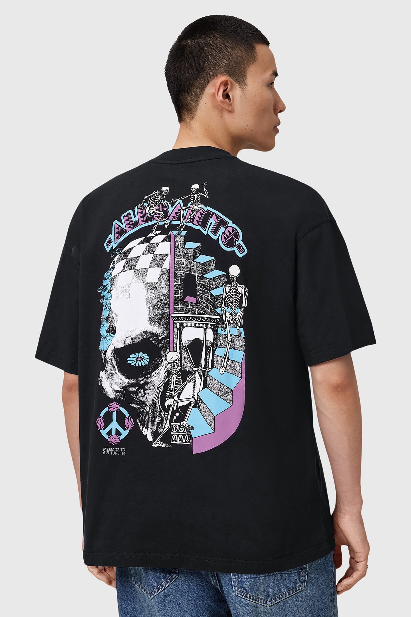 REINCARNATE SS CREW WASHED BLACK 5