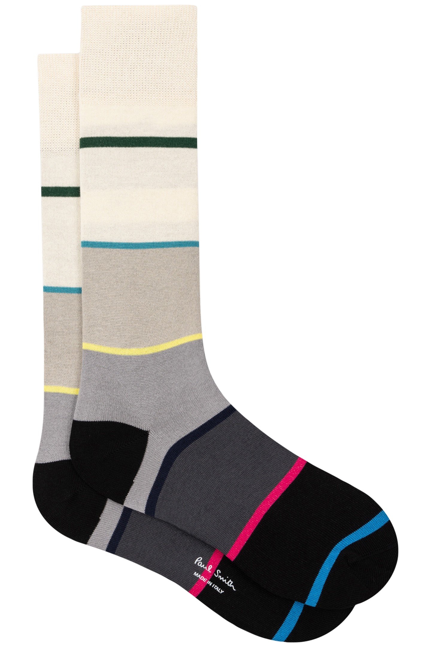 SOCK HAYDEN STRIPE GREY 2