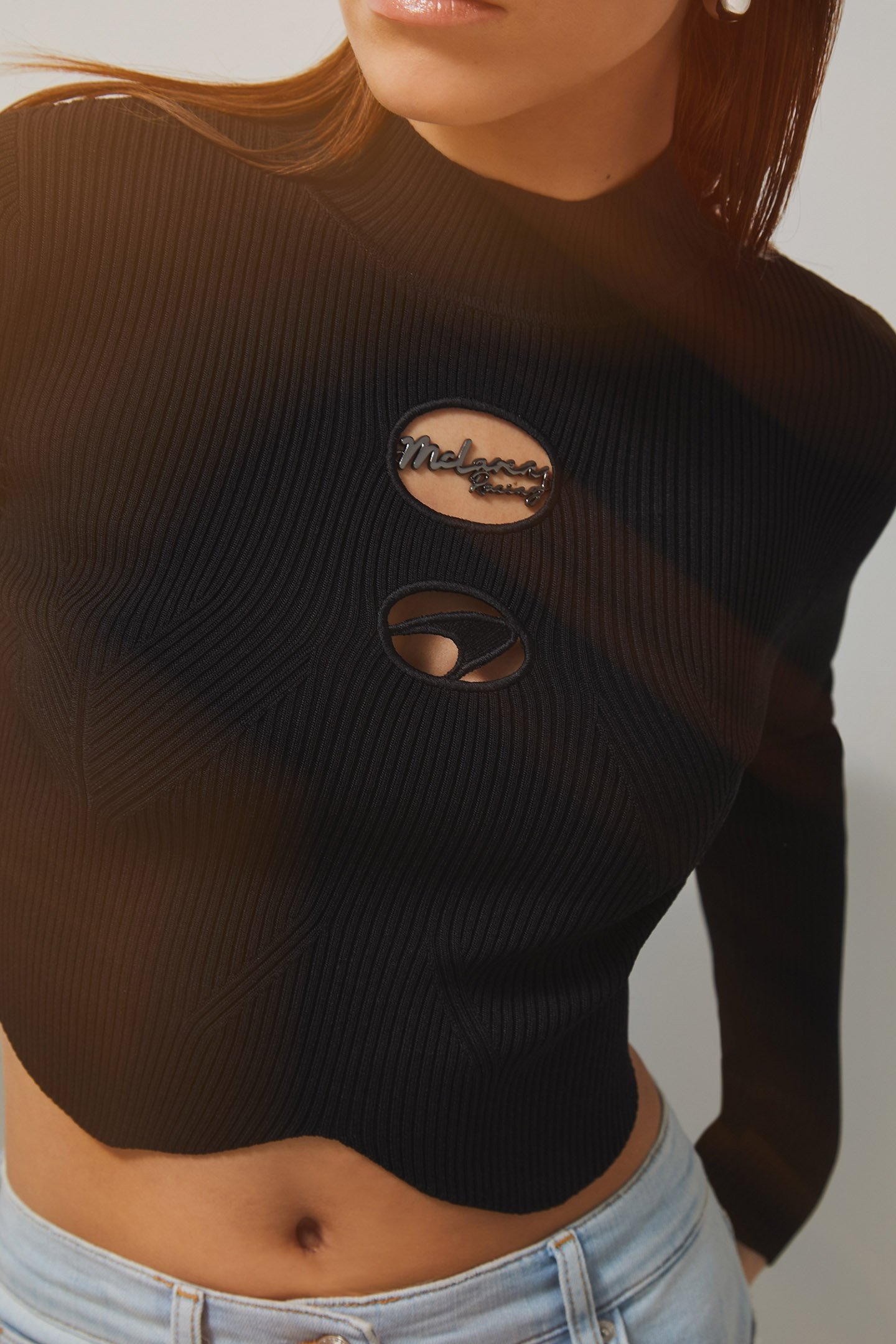 LS KNITTED MCLAREN SPEEDMARK TURTLE NECK BLACK 5