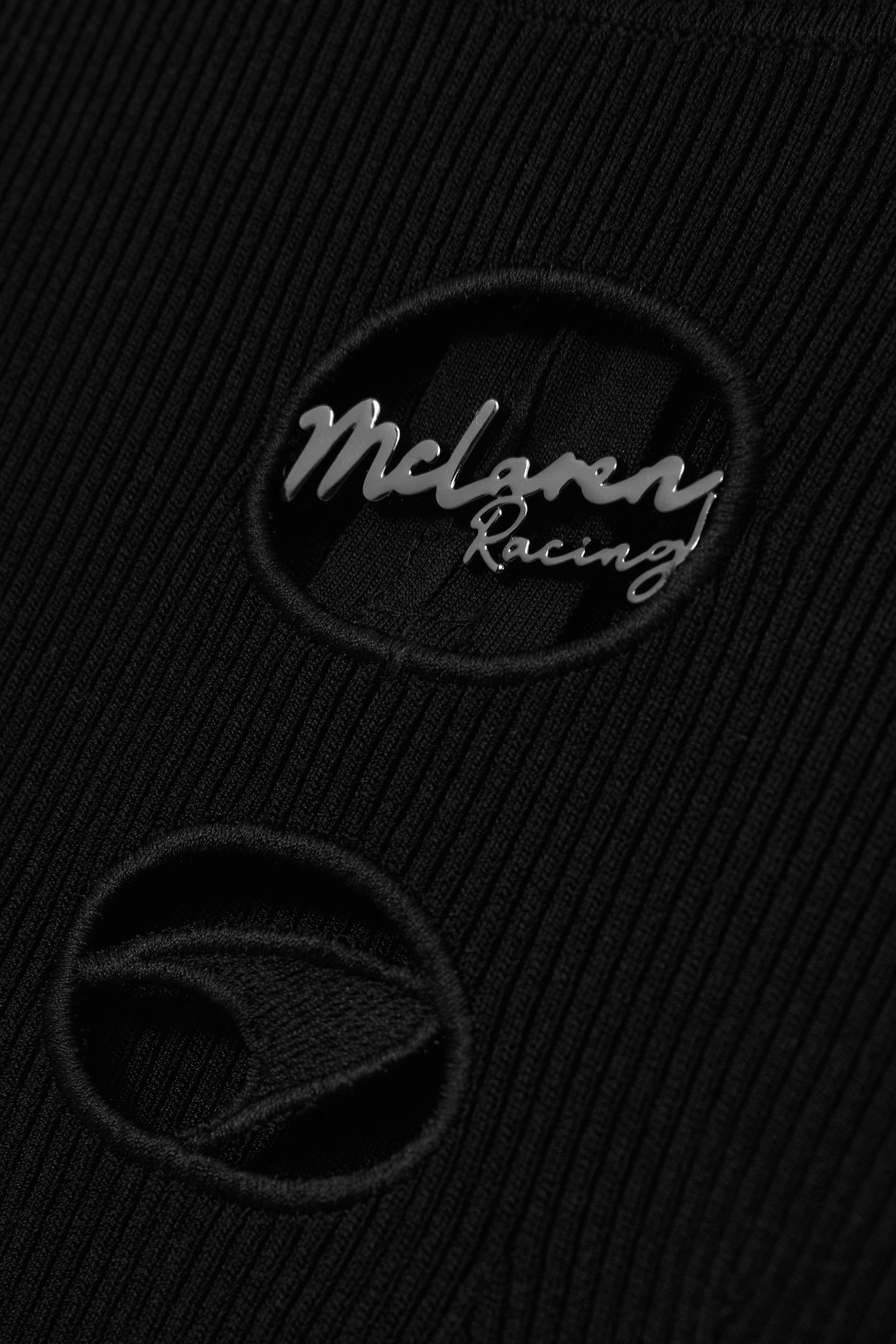 LS KNITTED MCLAREN SPEEDMARK TURTLE NECK BLACK 6