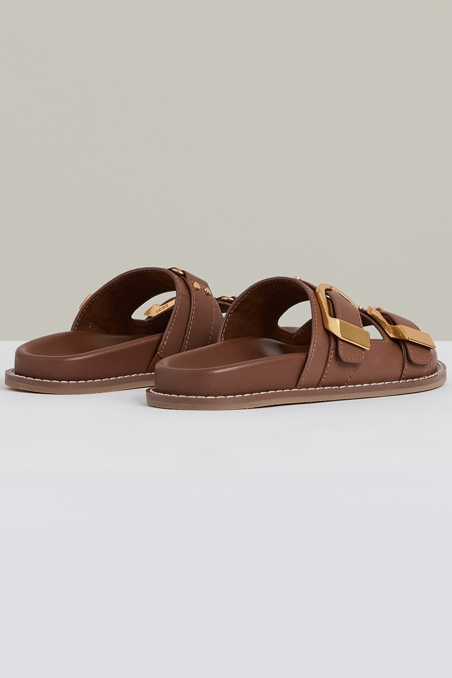 BUCKLE SANDAL TAN 5