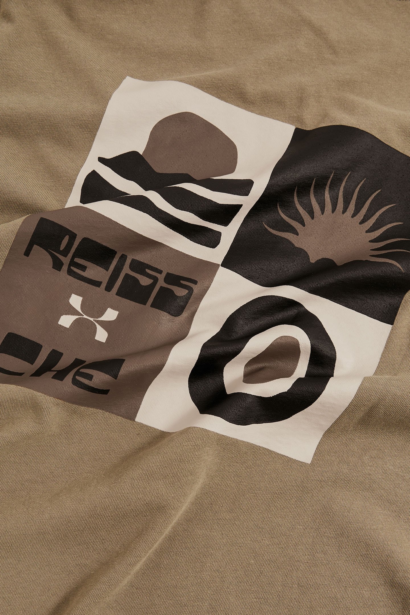 SS WASHED SUNSET PRINTED TSHIRT SAGE GREEN 7