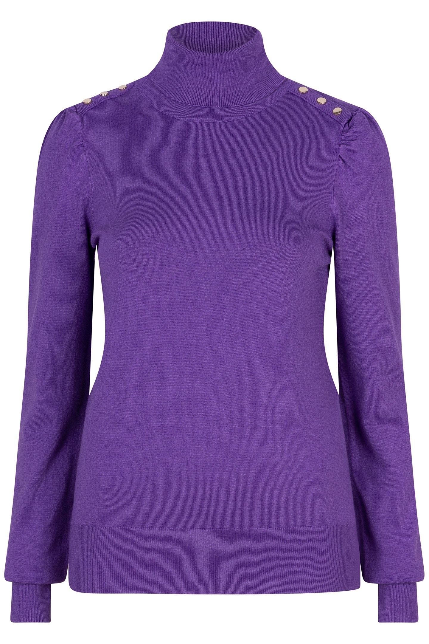 SWEATER FANCY DETAIL SHLDR BASIC KNIT DEEP LAVENDER 6